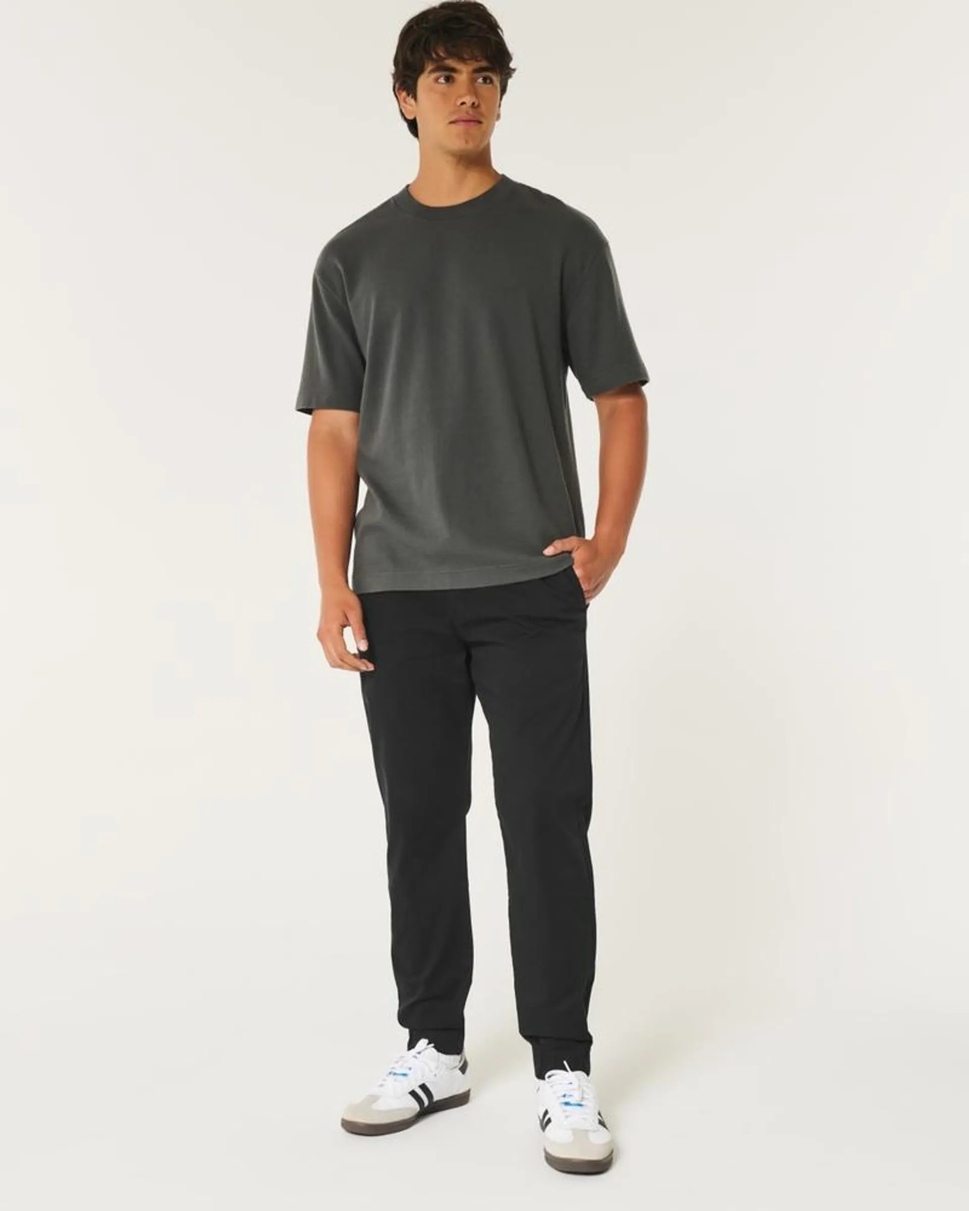 Relaxed Twill Joggers