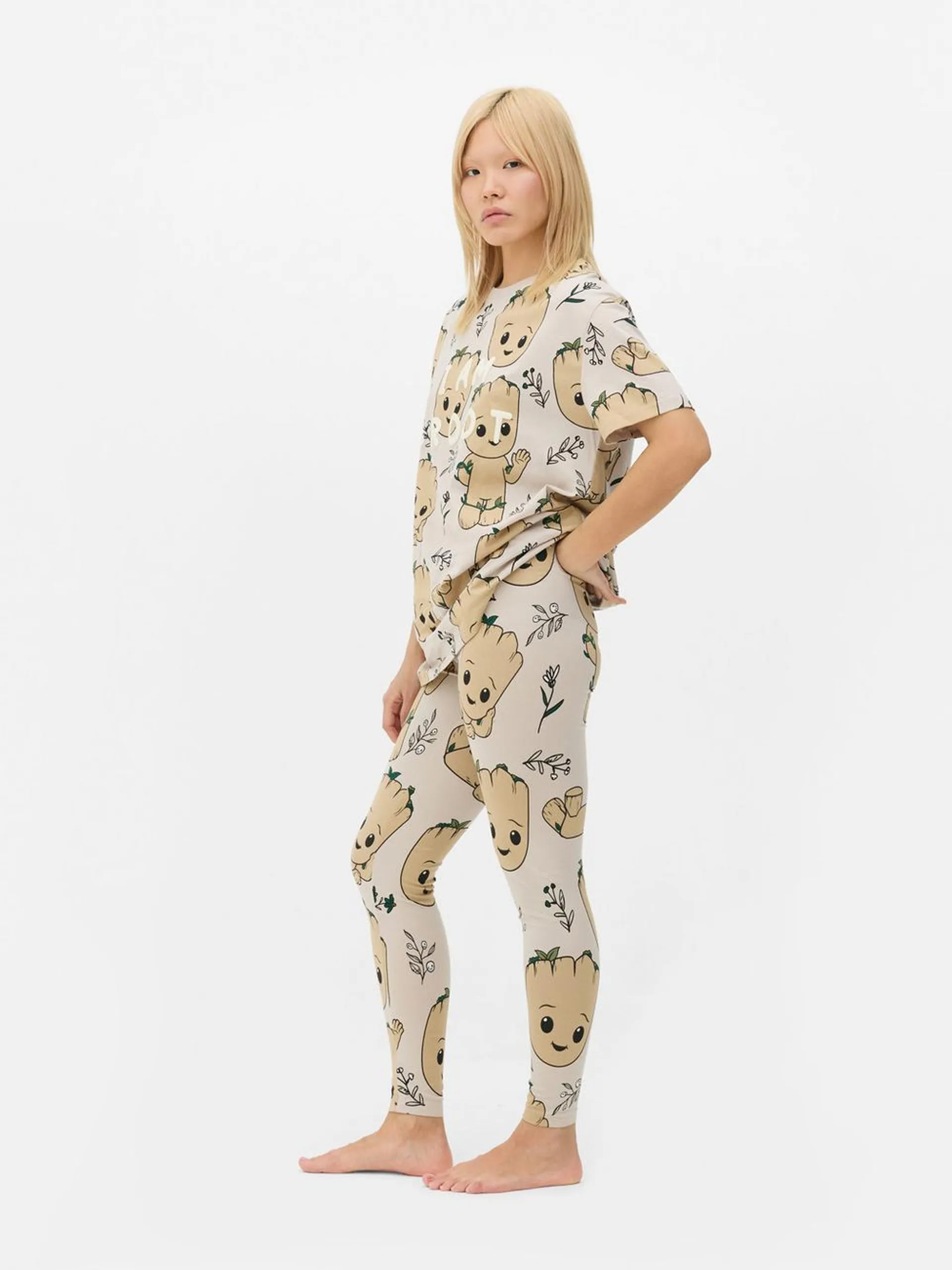 MARVEL Guardian Of The Galaxy Groot Pajama Leggings