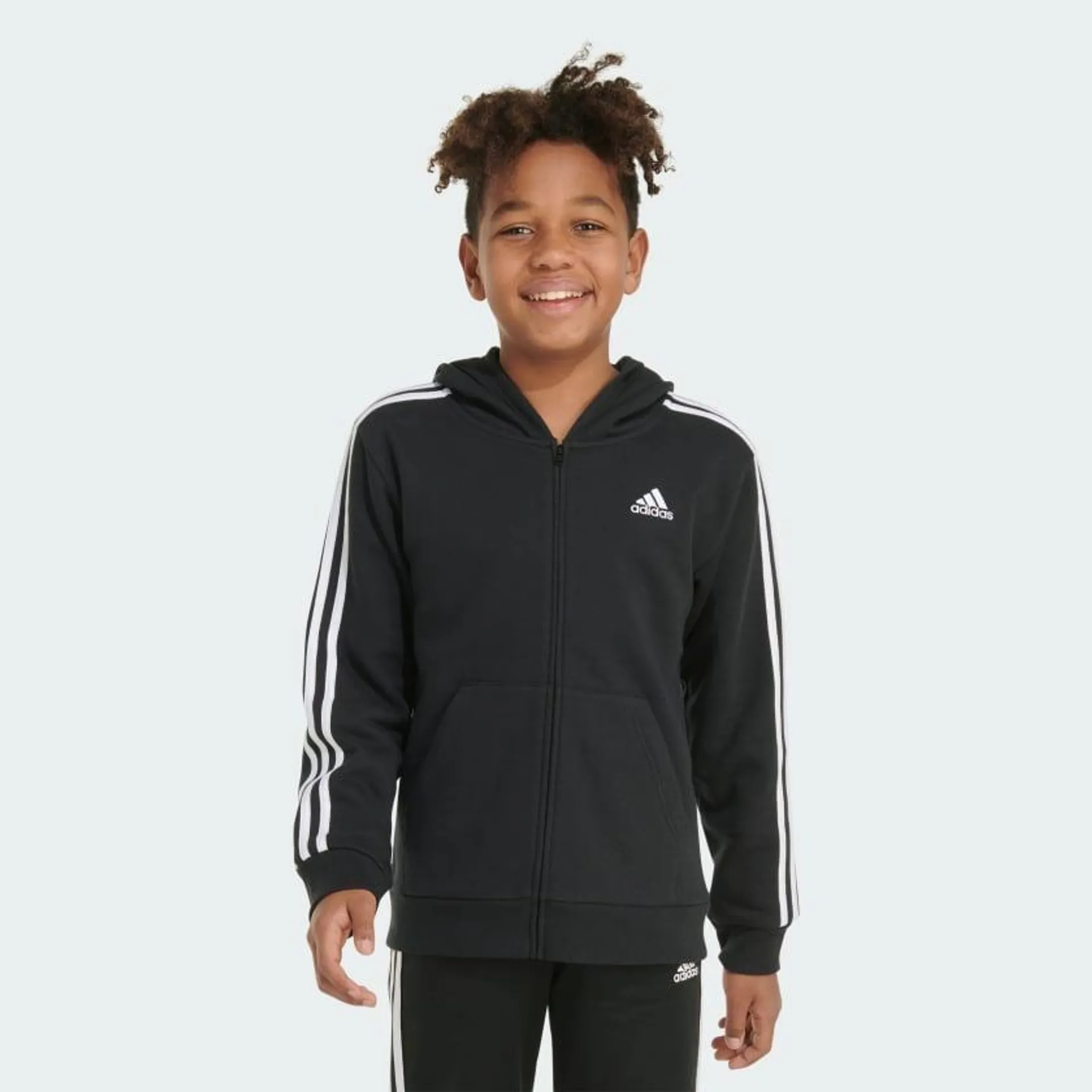 Essentials 3-Stripes Hooded Jacket