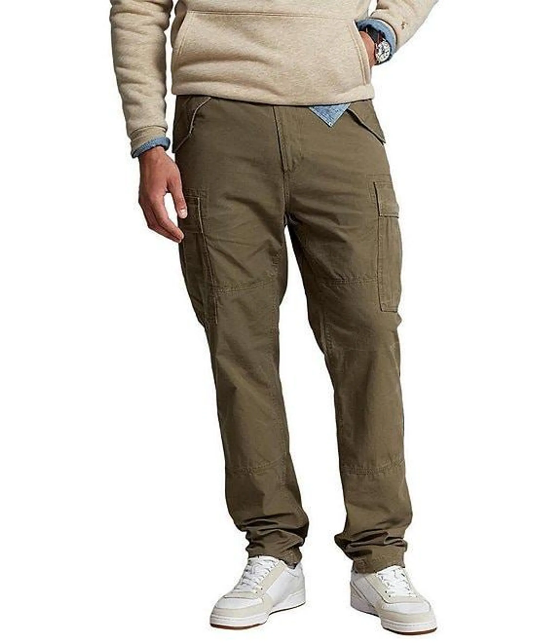 Big & Tall Classic-Fit Canvas Cargo Pants