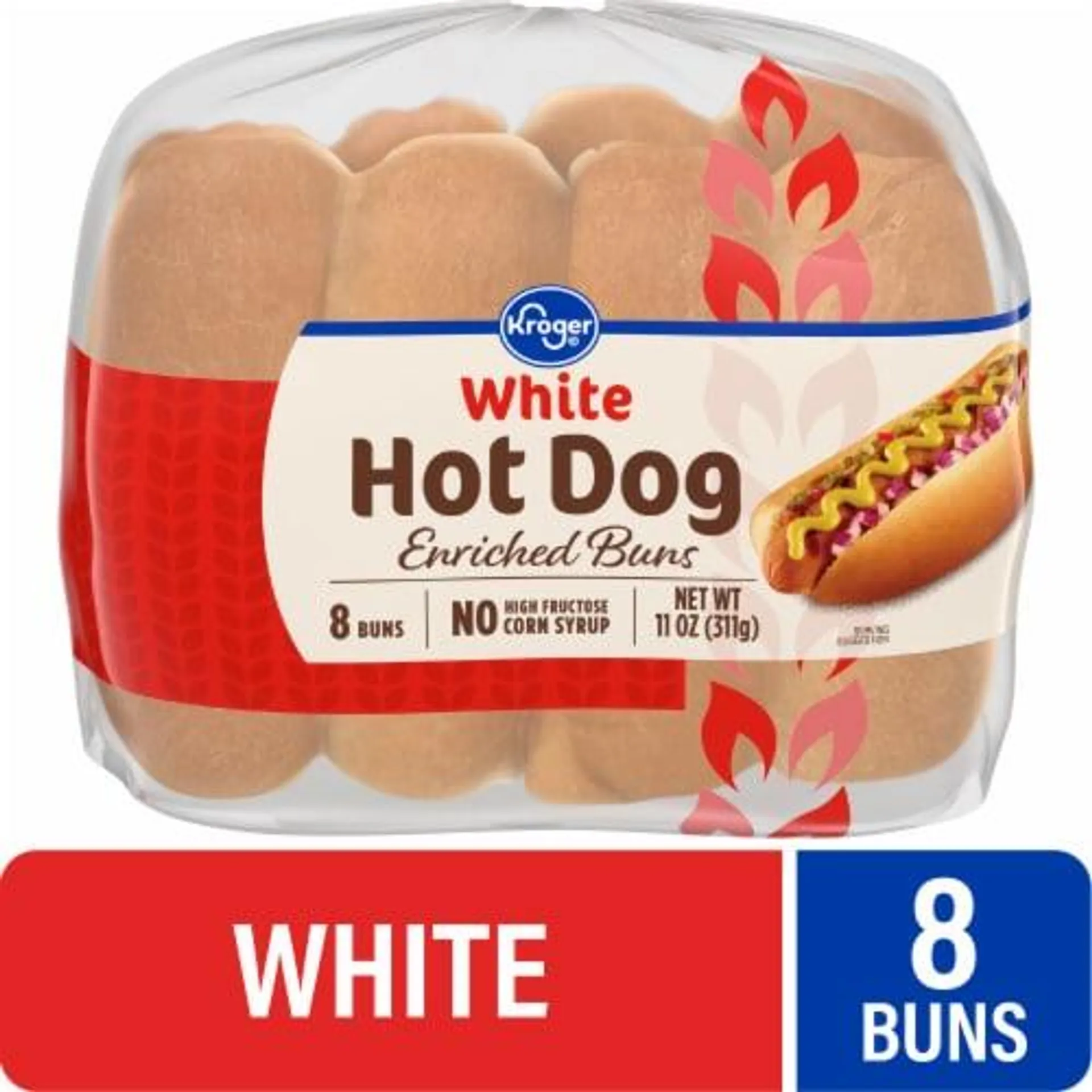 Kroger® White Hot Dog Buns