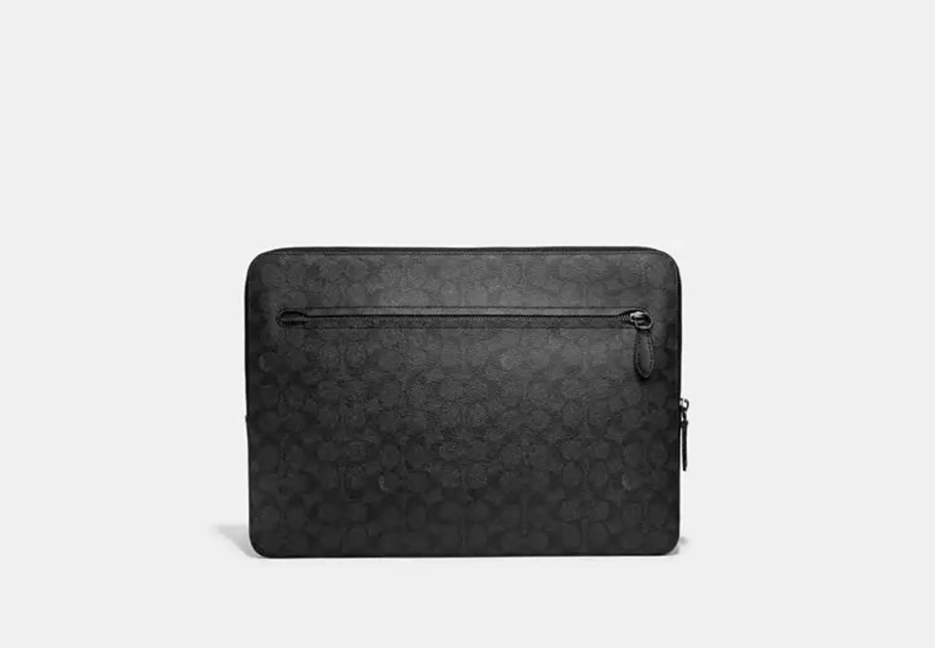 Zip Around Laptop Case In Signature Canvas