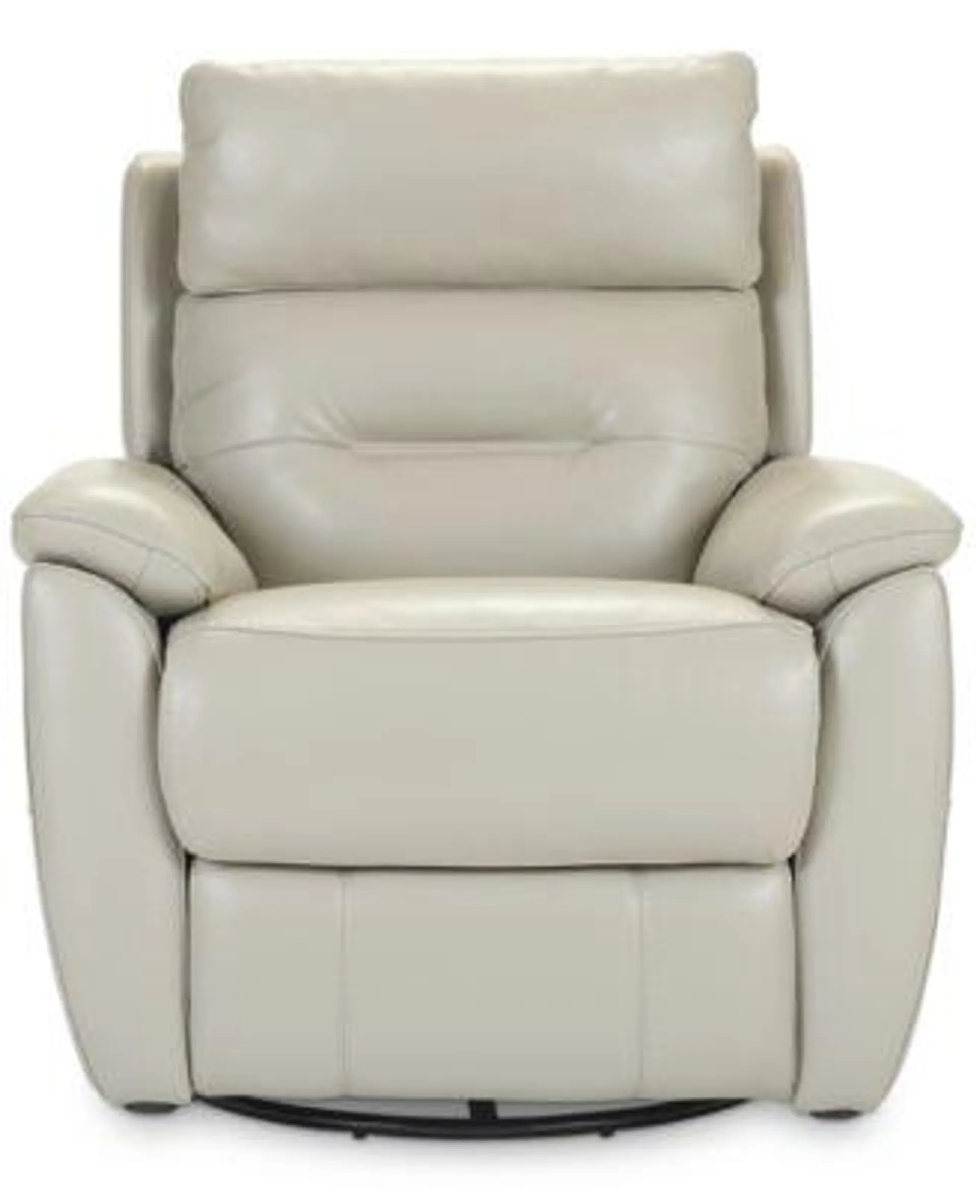 Ossorio Leather Power Swivel Glide Recliner, Created for Macy's