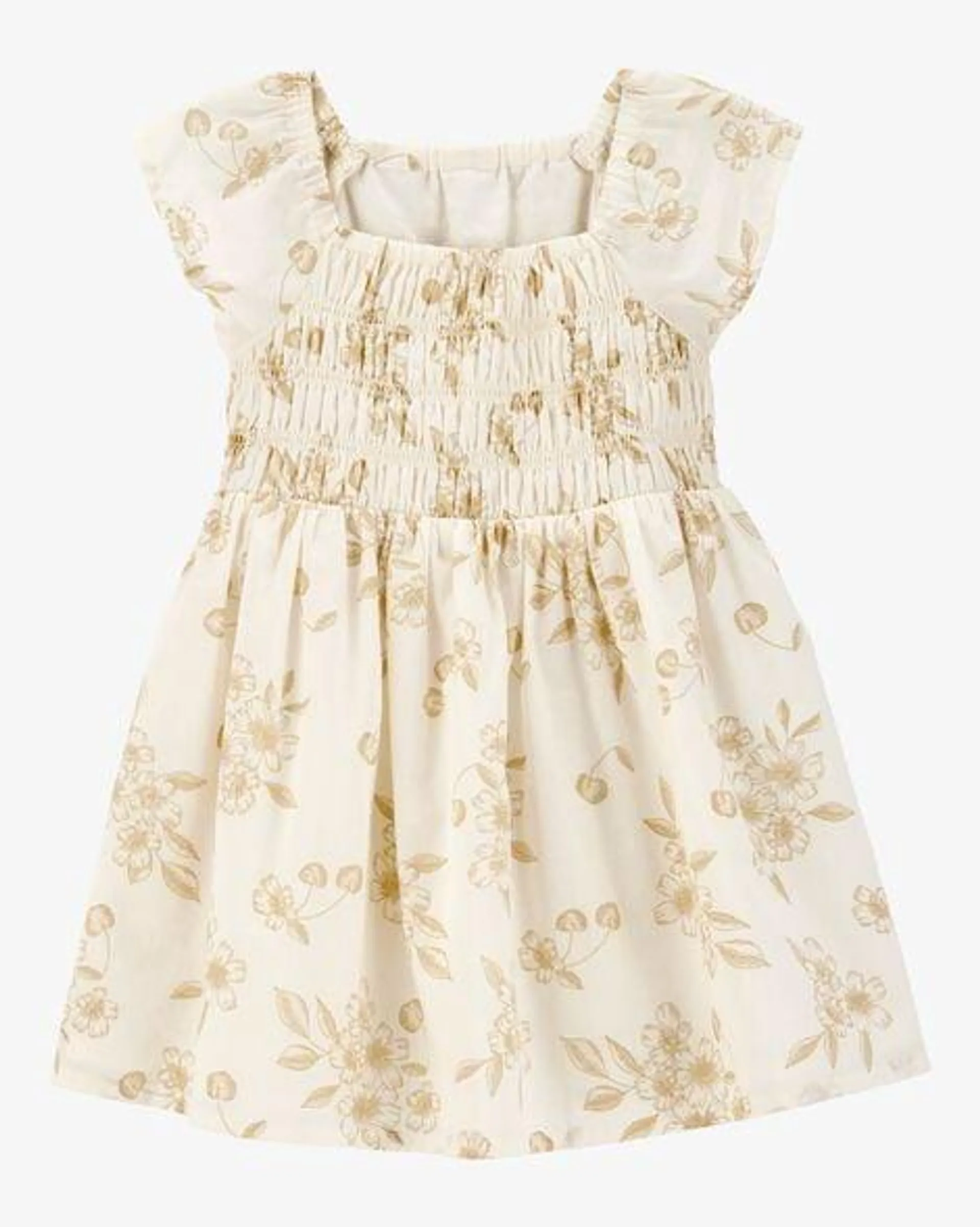 Baby Floral Short-Sleeve Dress - Floral