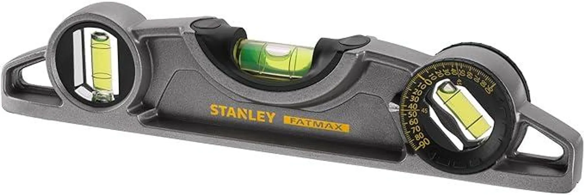 Stanley 0-43-609 Spirit level "Torpedo Pro" of aluminum, Black