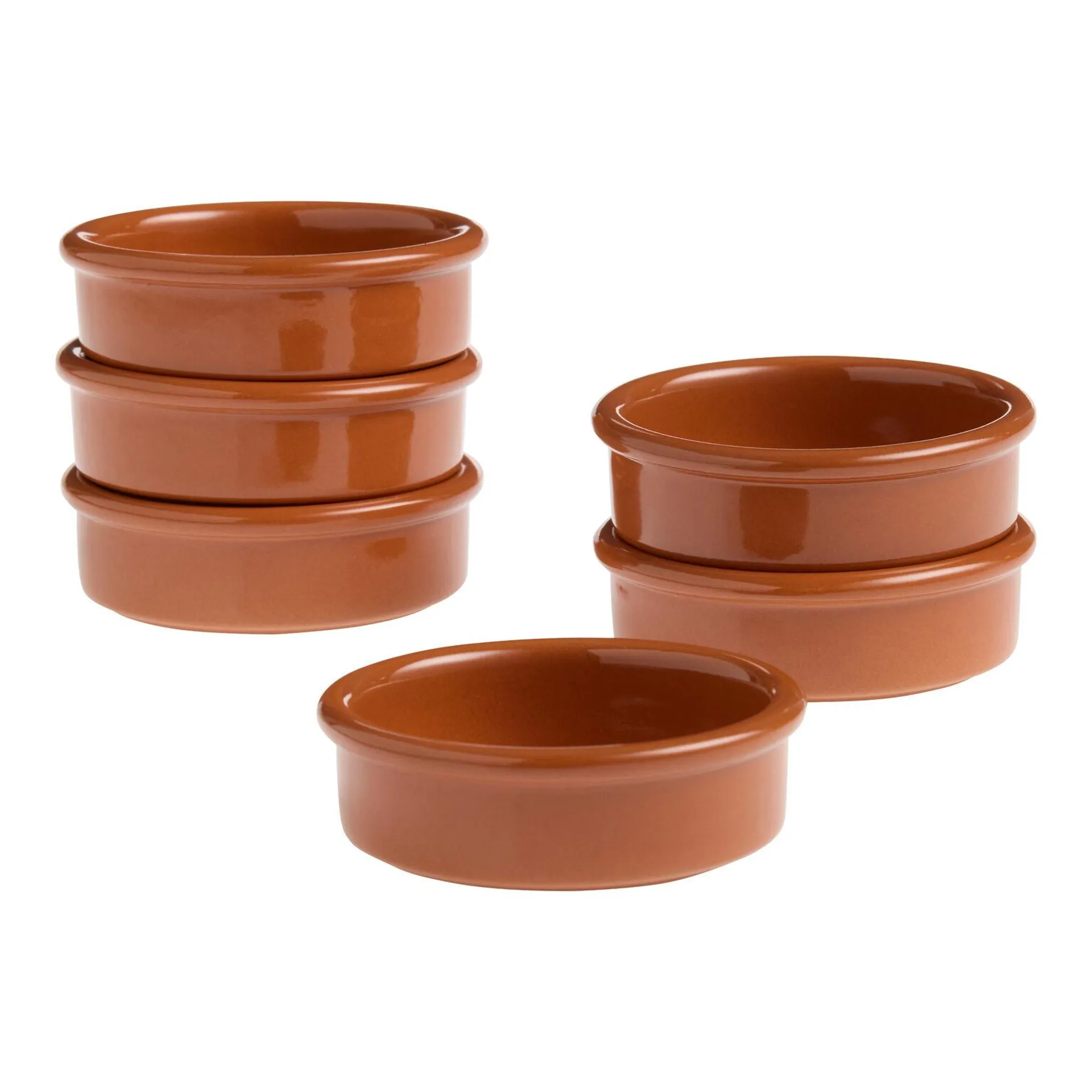 Graupera Mini Spanish Terracotta Tapas Baking Dishes 6 Pack