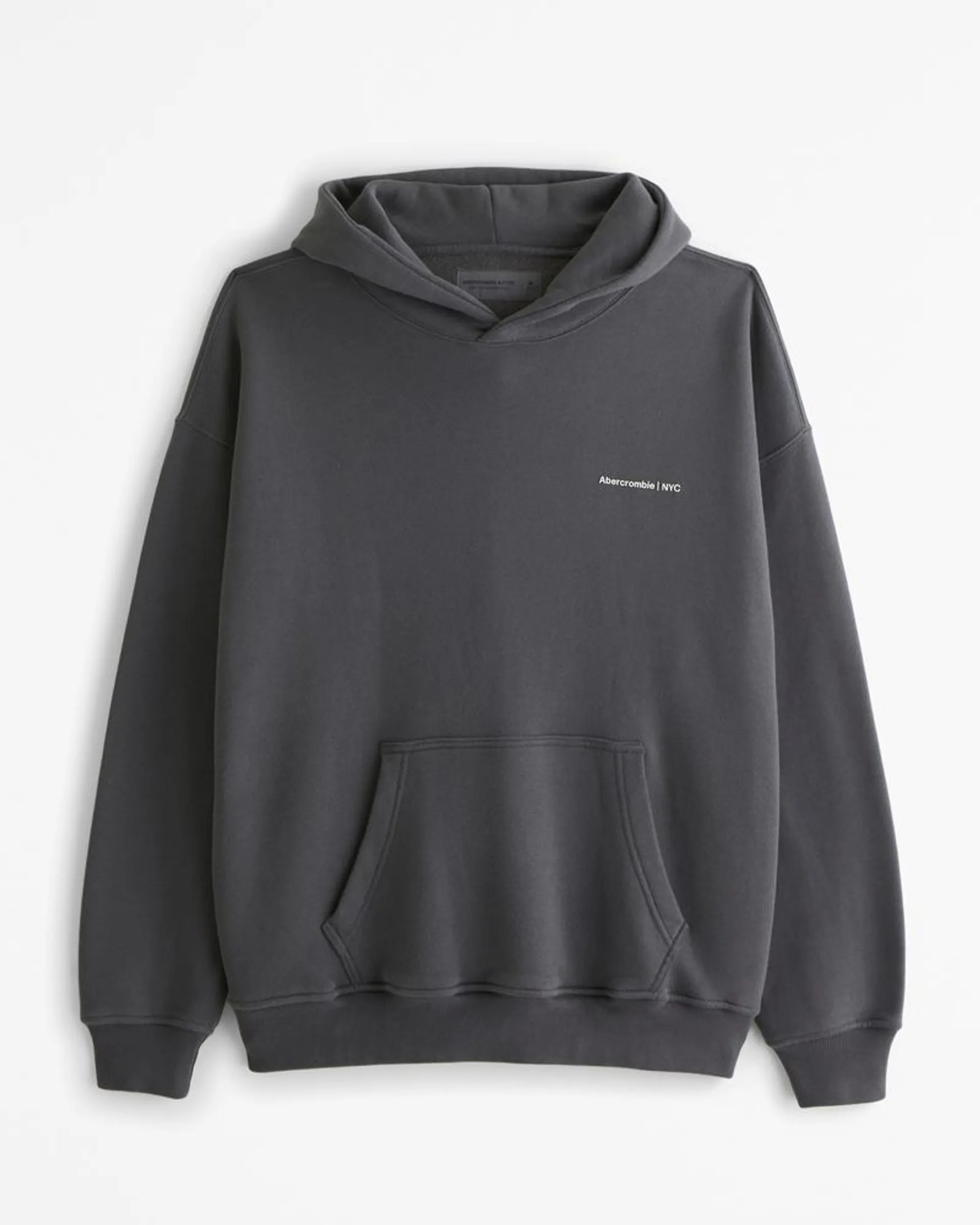 Micro-Logo Popover Hoodie