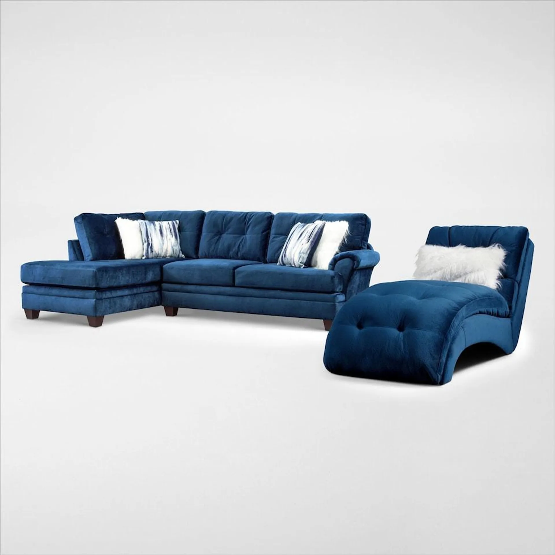 Cordelle 2-Piece Sectional and Chaise Set