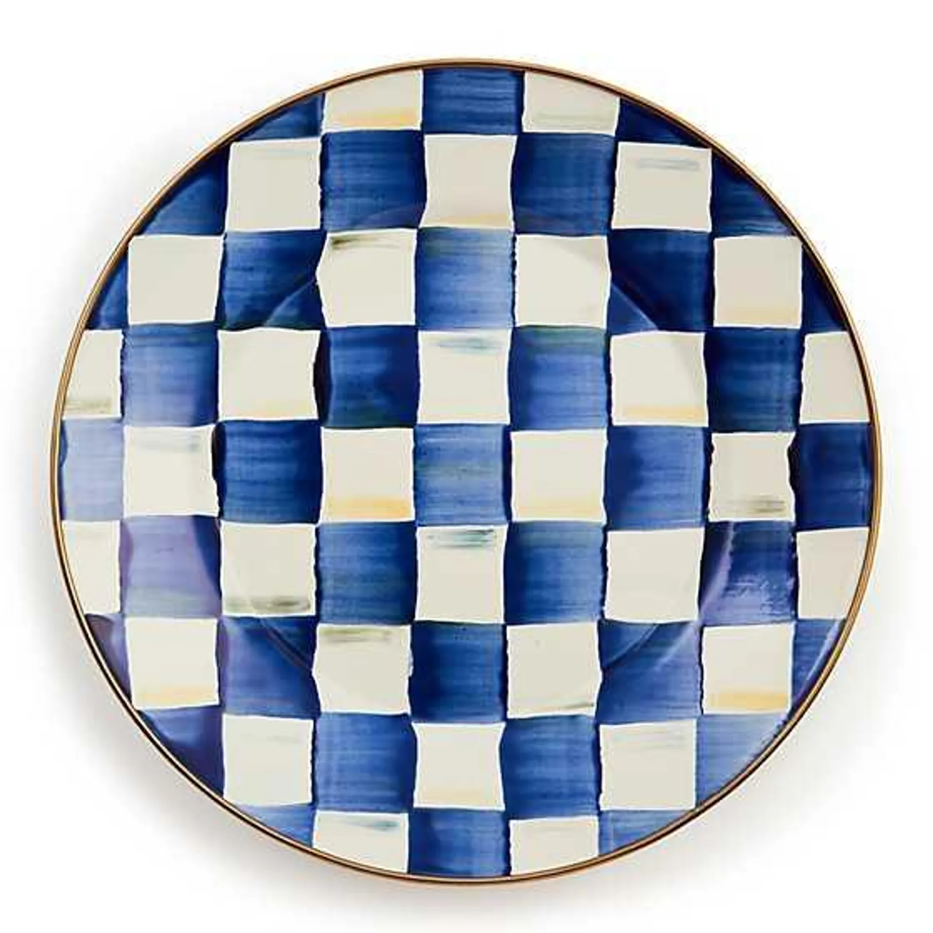 Royal Check Dinner Plate