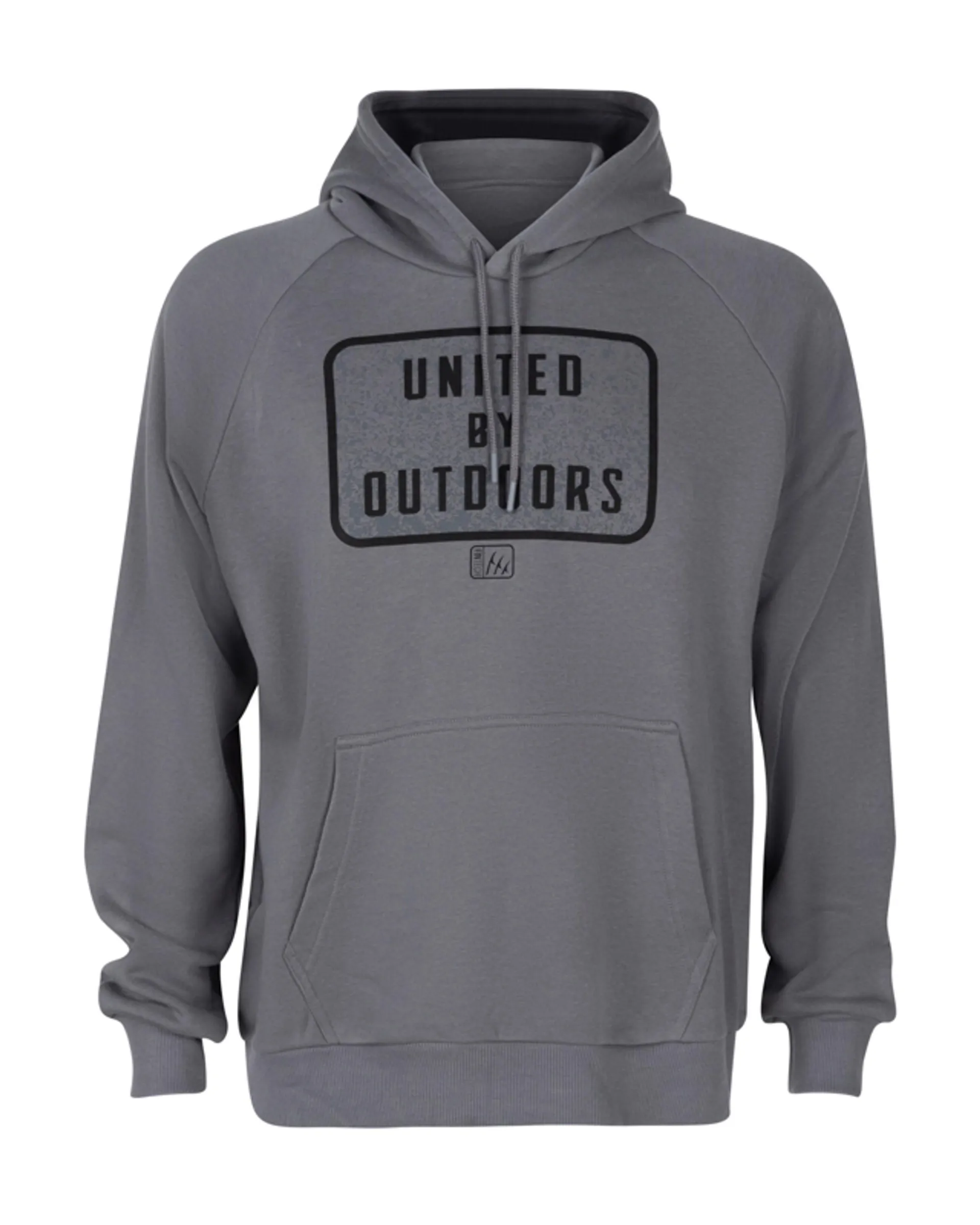 FinTech Men's United By Outdoors Lightweight Fleece Hoodie -Gray