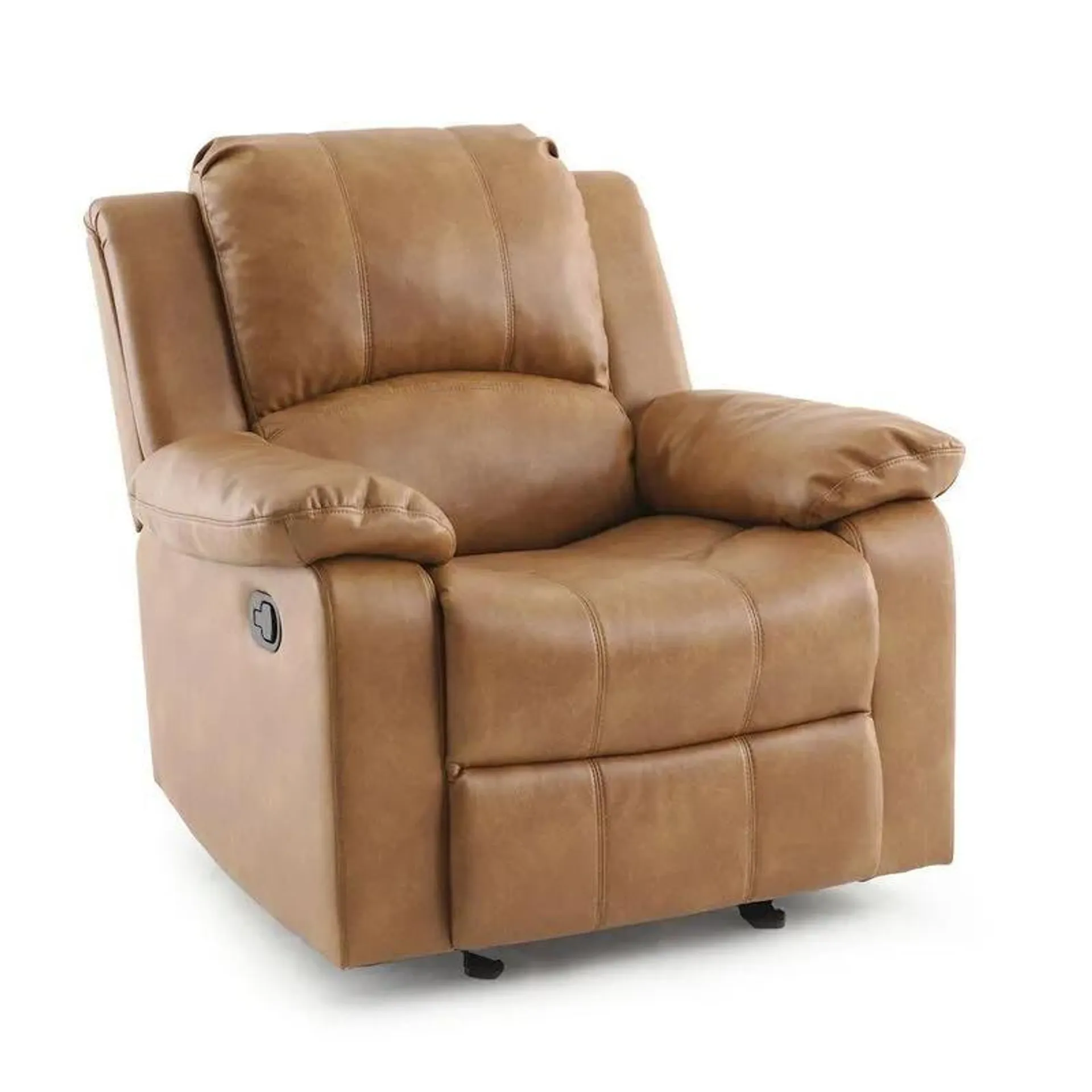 Comfort Pointe Clifton Saddle Leather Gel Glider Rocker Recliner