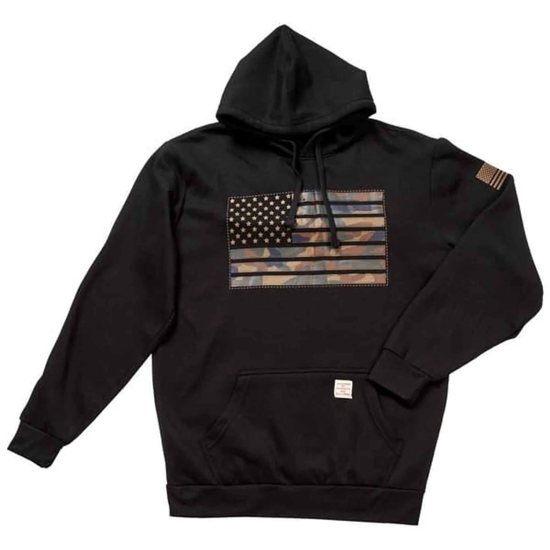 Mens Buckhorn River Graphic Hoodie - Black