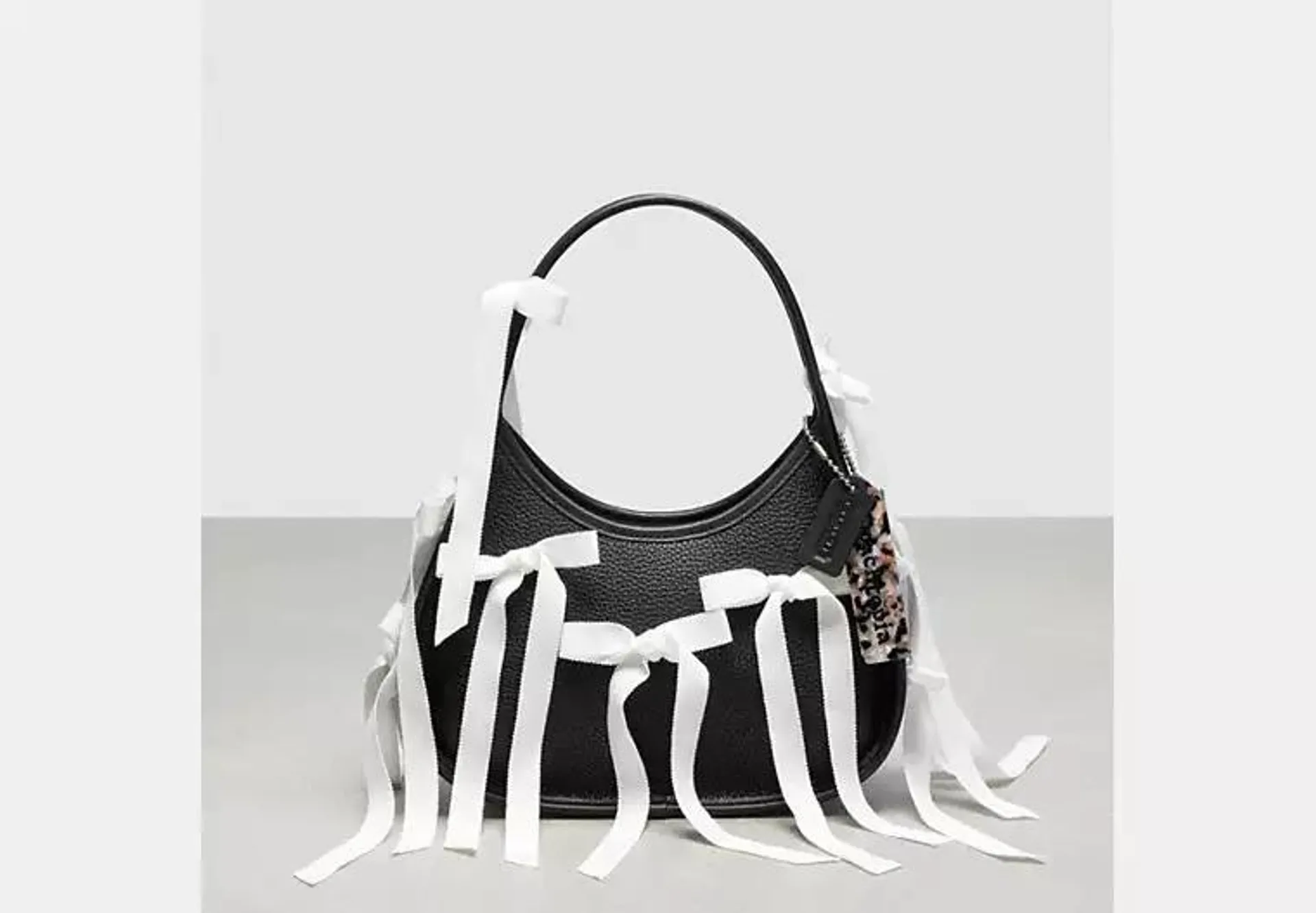 Ergo Bag In Coachtopia Leather With Allover Bows