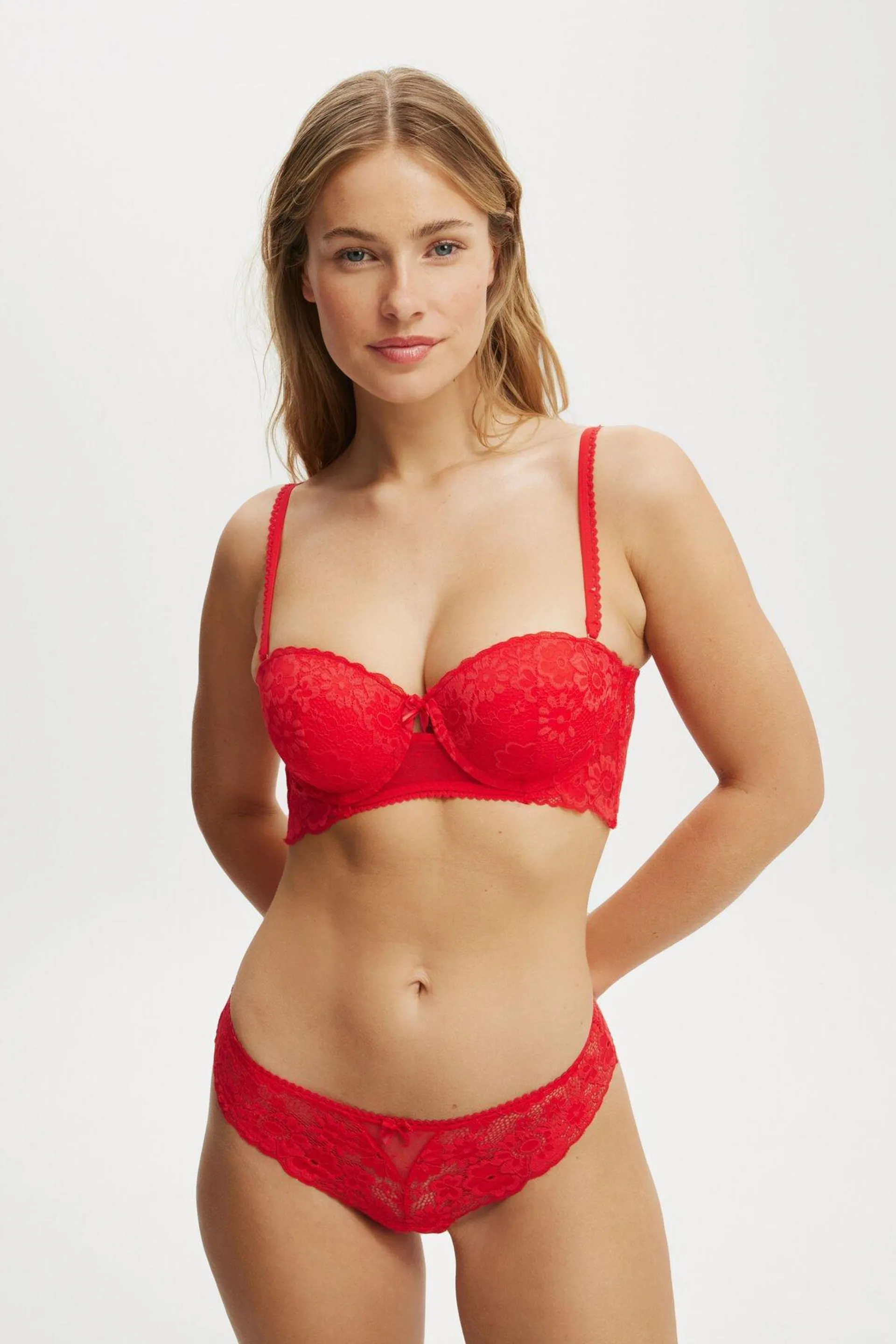 Holly Lace Strapless Push Up2 Bra