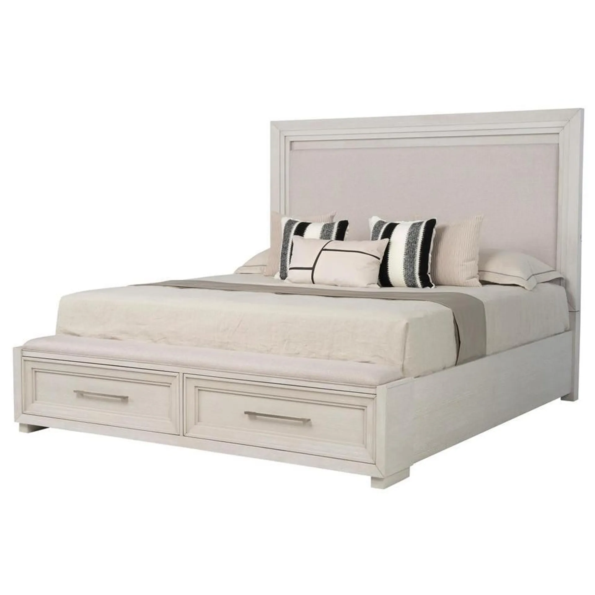 King Storage Panel Bed