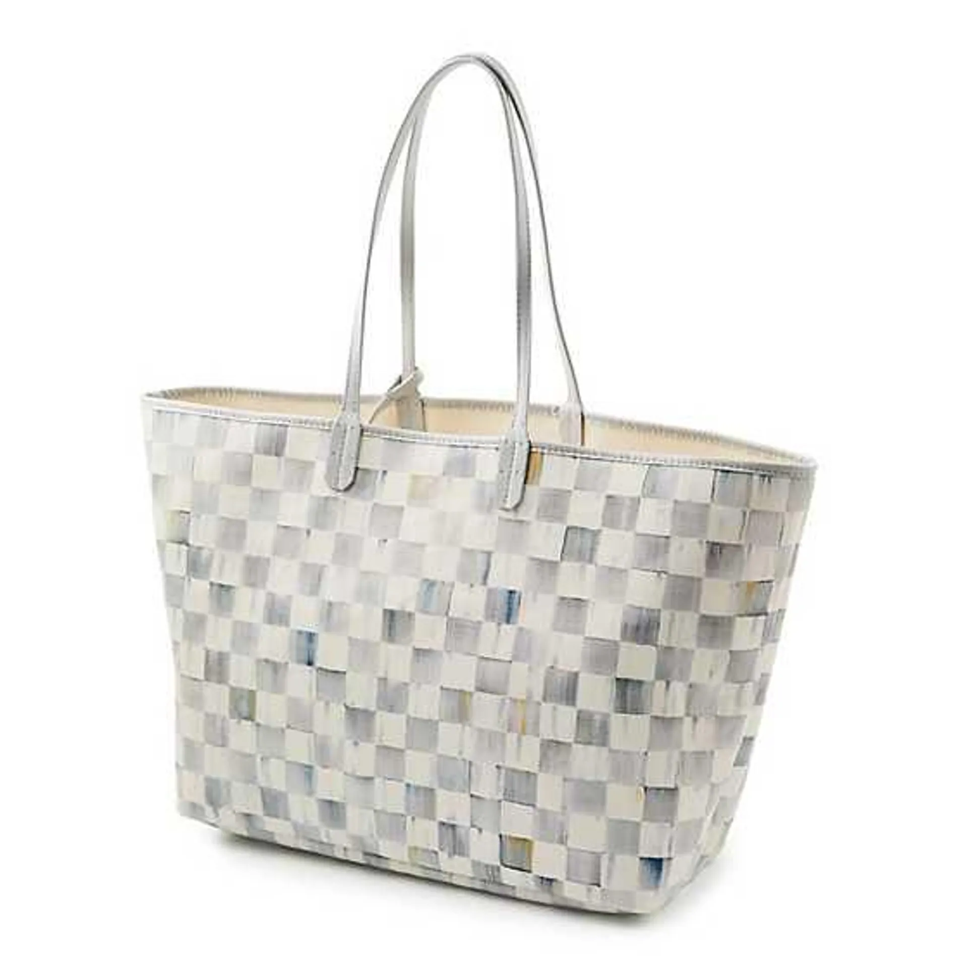 Sterling Check Marche Large Tote