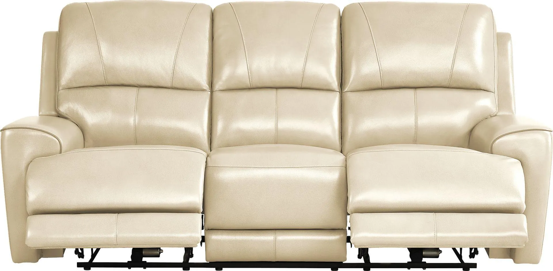 Fremont Leather Dual Power Reclining Sofa