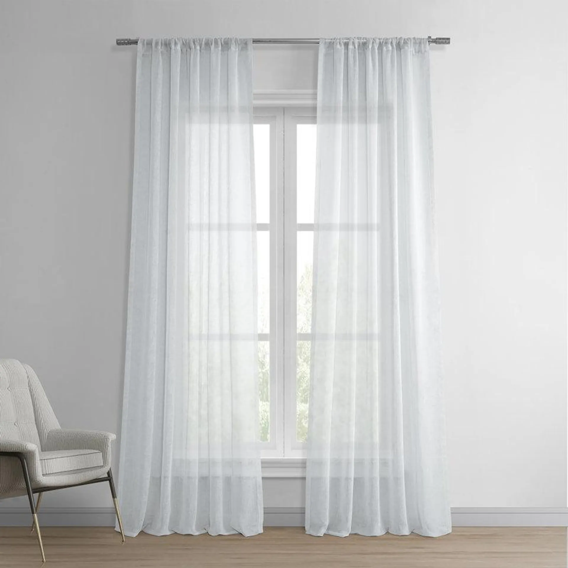 Larsa Sheer Linen Curtain