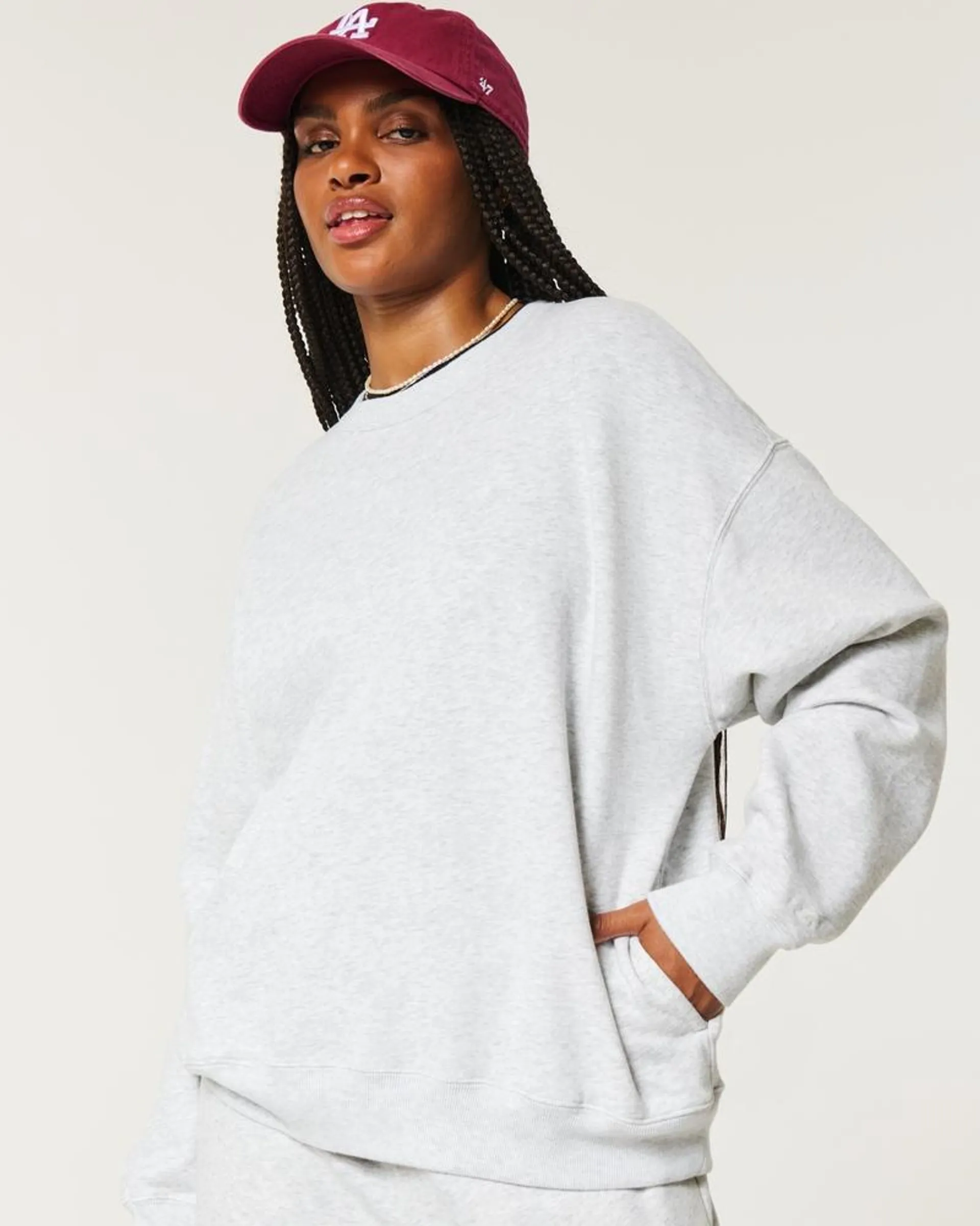 Oversized Crew Sweatshirt