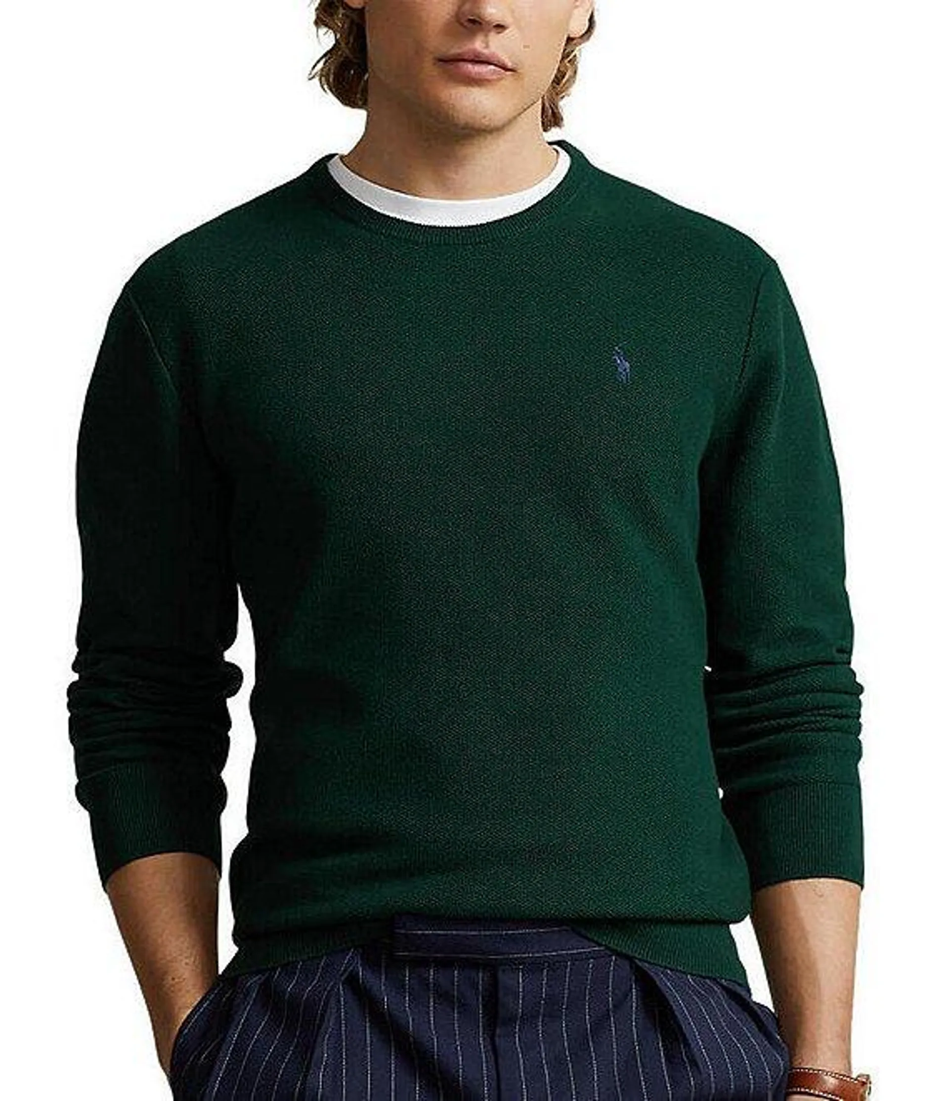 Cotton Crew Neck Sweater