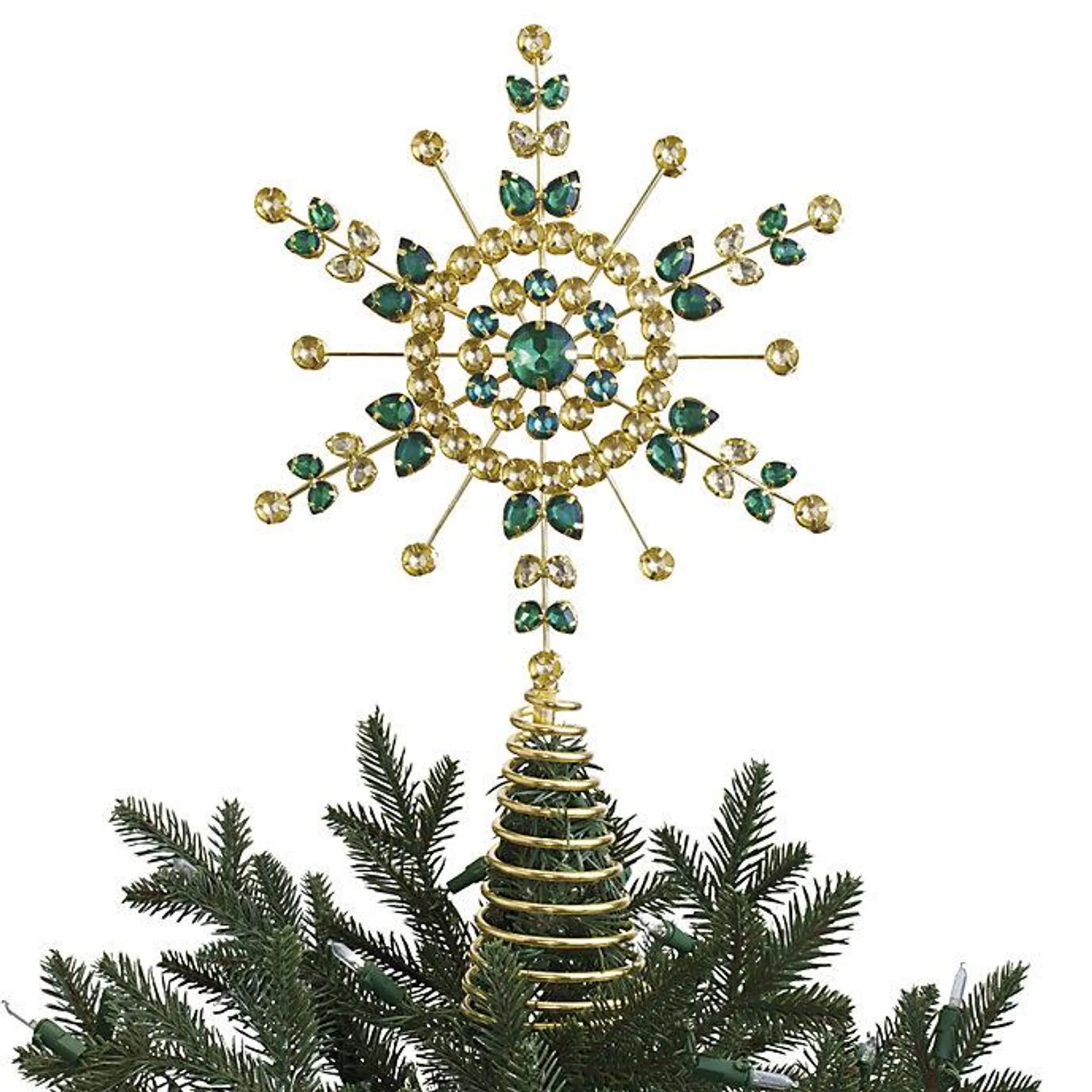 Crystal Snowflake Tree Topper