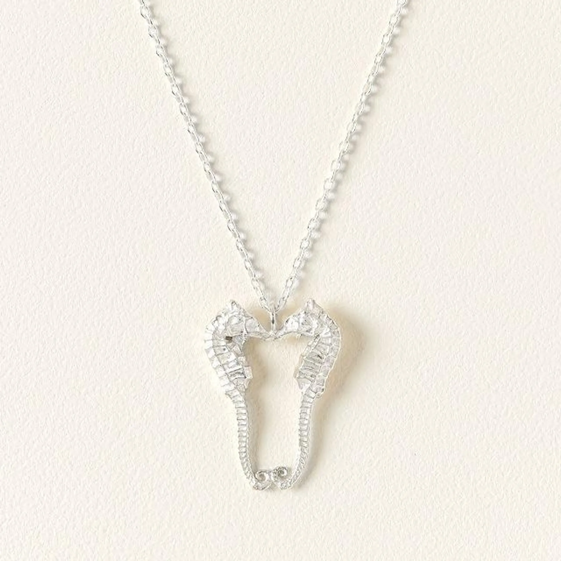 Kissing Seahorses Necklace