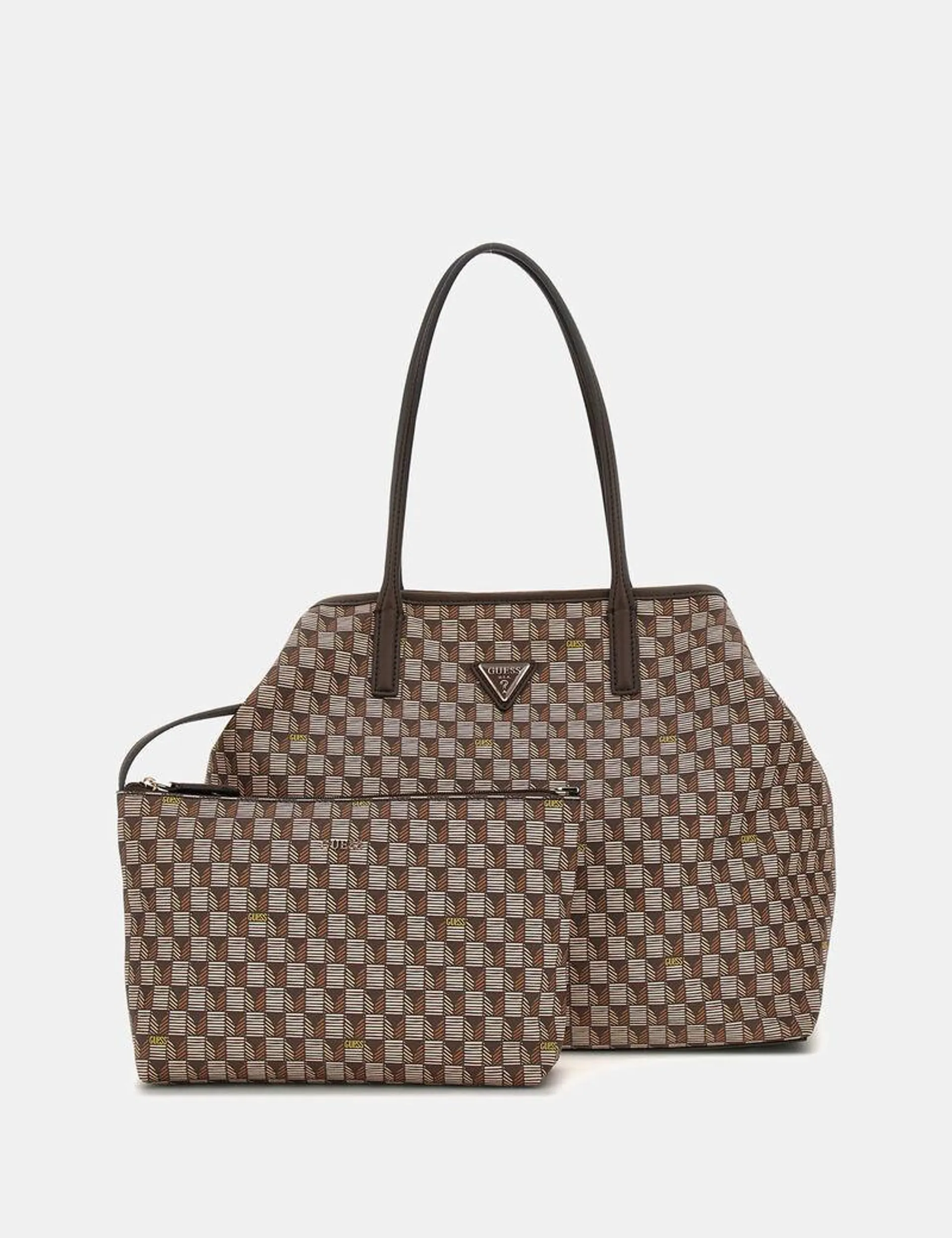 G Wave geometric-print shopper