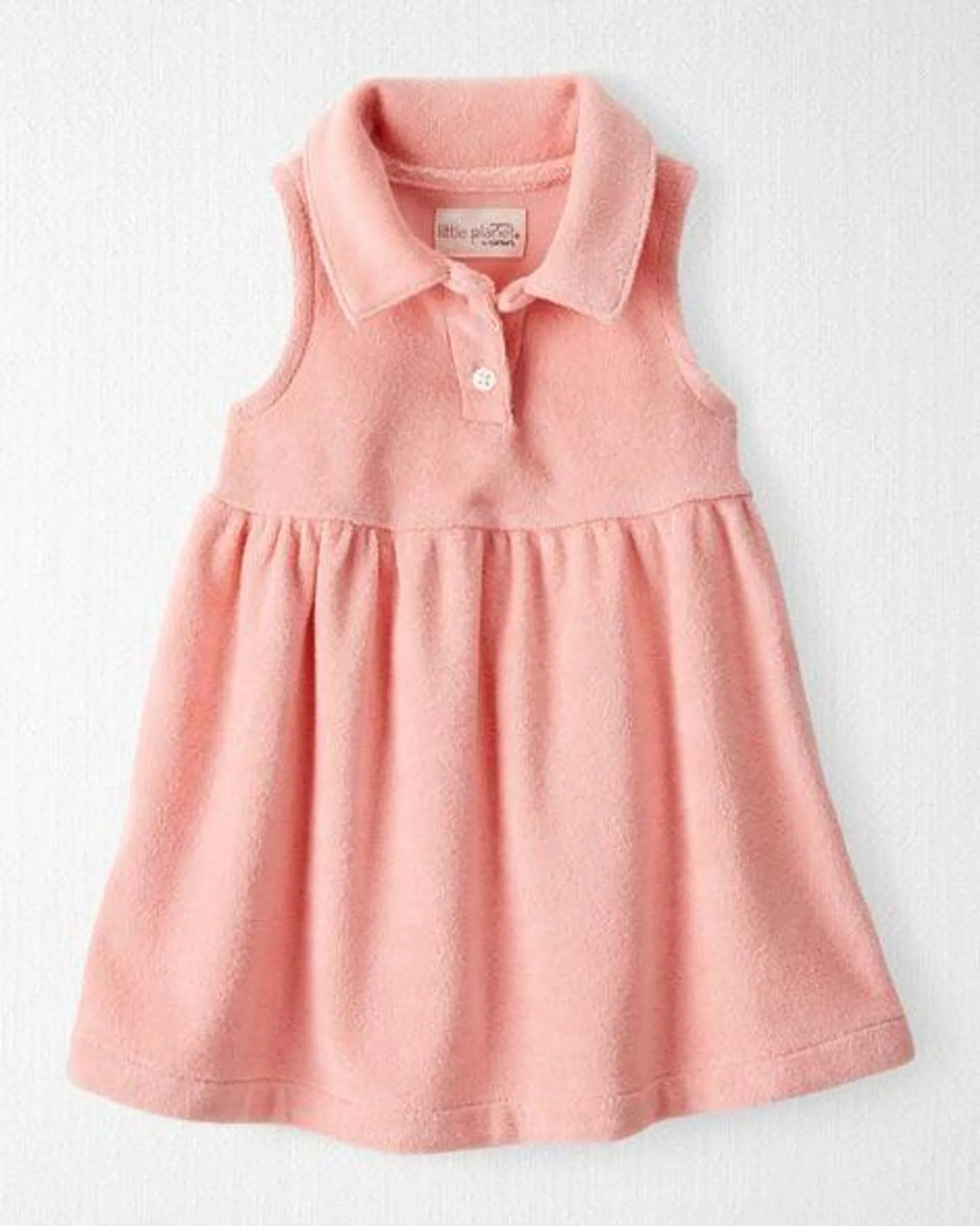 Baby Terry Dress Made With Organic Cotton