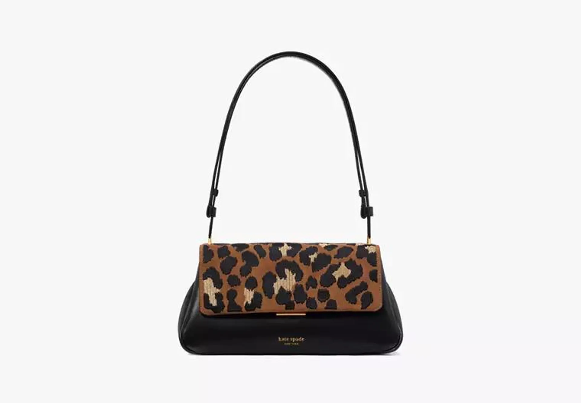 Grace Leopard Suede Shoulder Bag