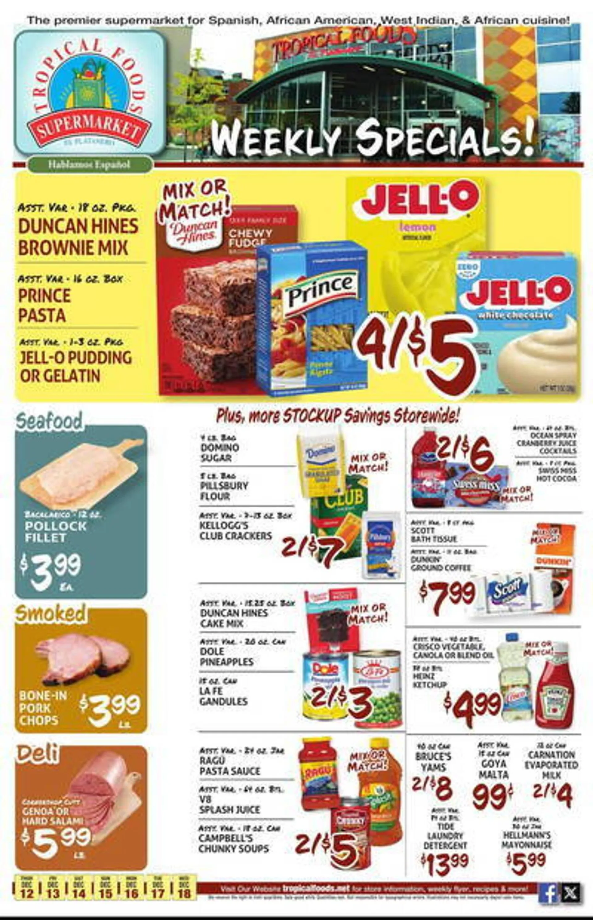 Tropical Foods Supermarket Weekly Ad - 1