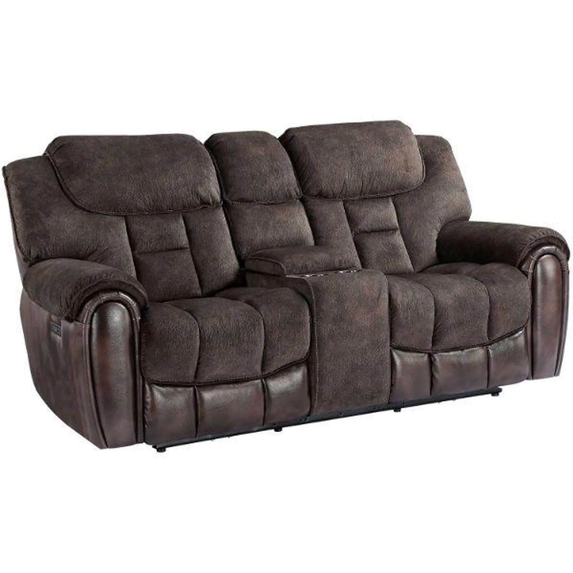 Apollo Dual Power Recline Console Loveseat