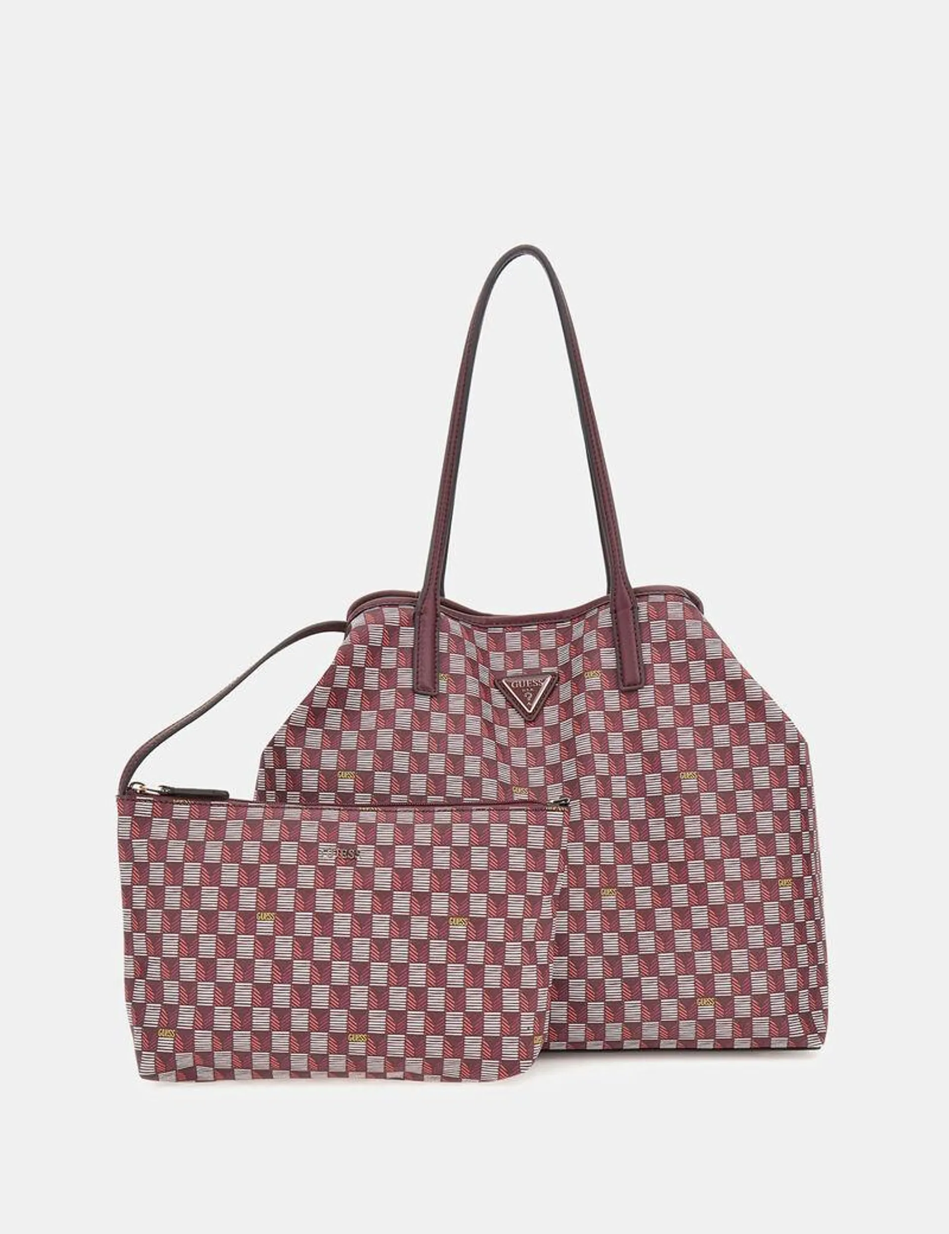 G Wave geometric-print shopper