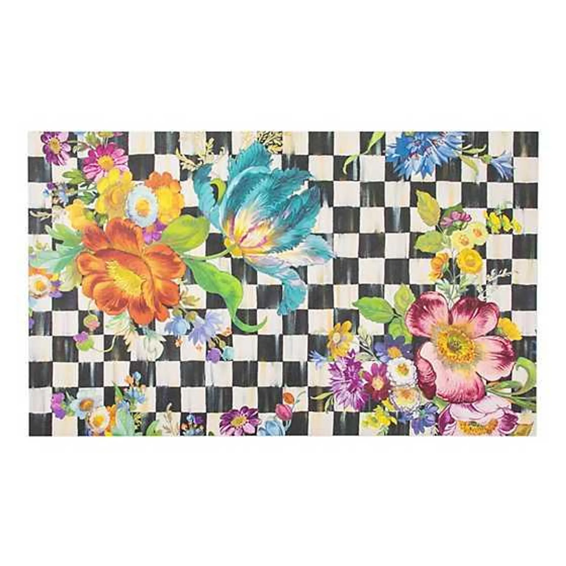 Courtly Flower Market Floor Mat - 3' x 5'