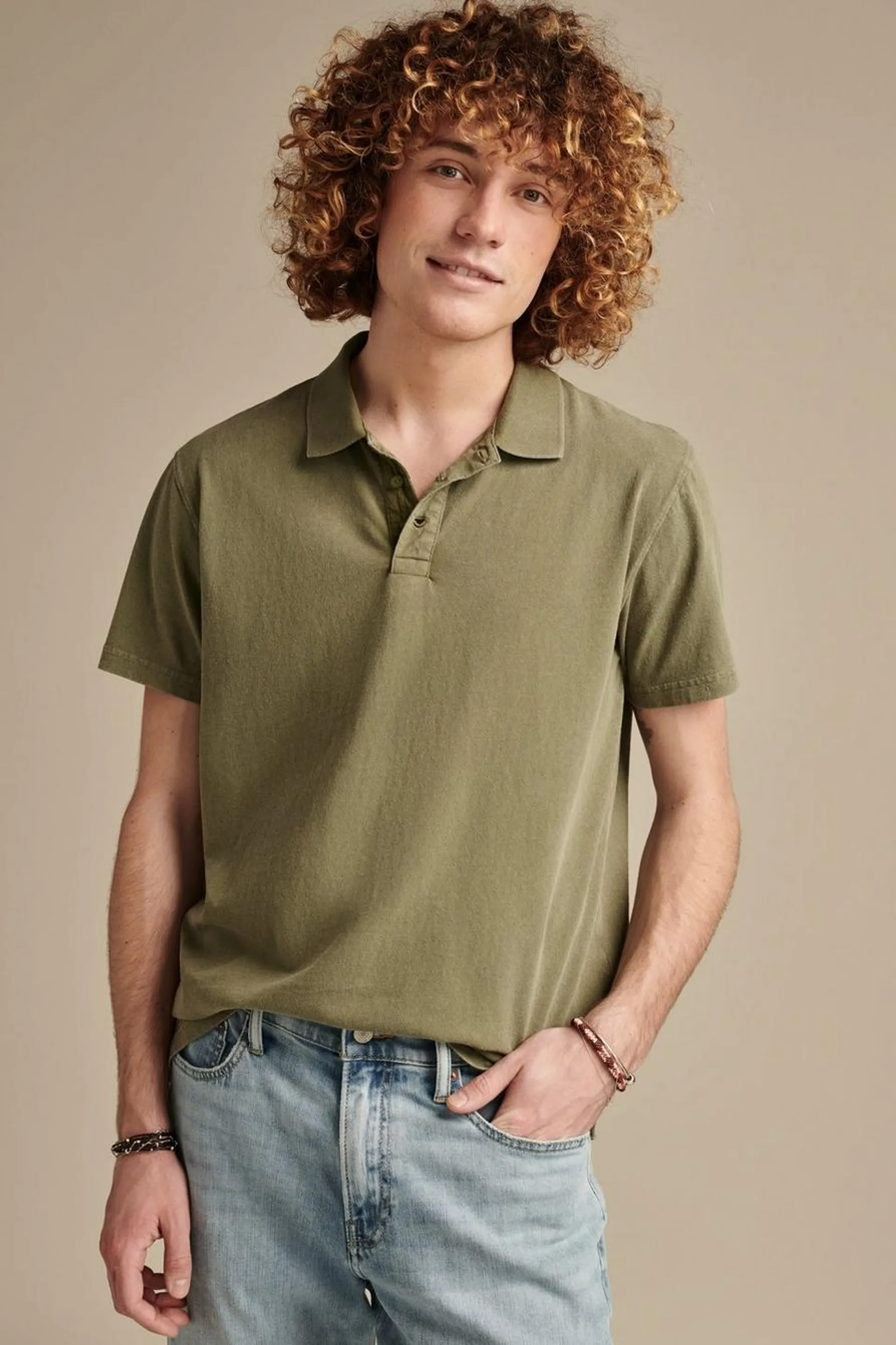 oversized eco jersey short sleeve polo