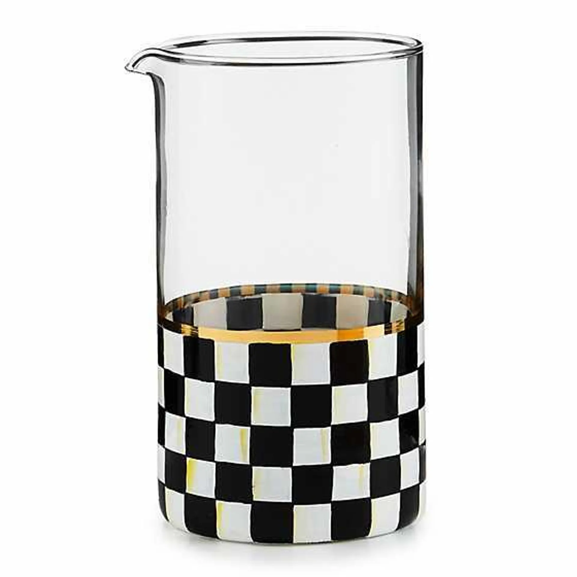 Courtly Check Mixing Glass