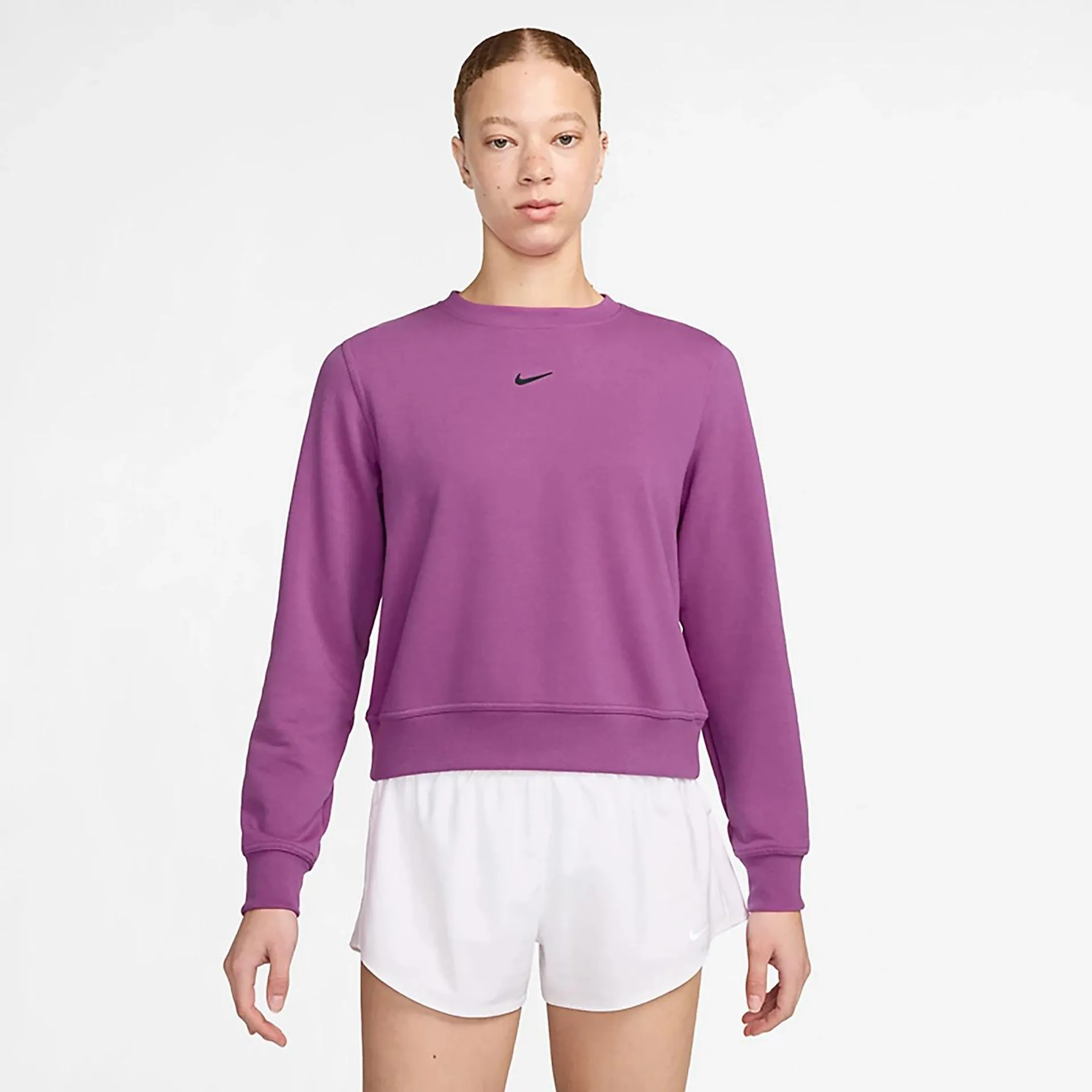 Nike Women's Dri-FIT Crew Neck French Terry Sweatshirt