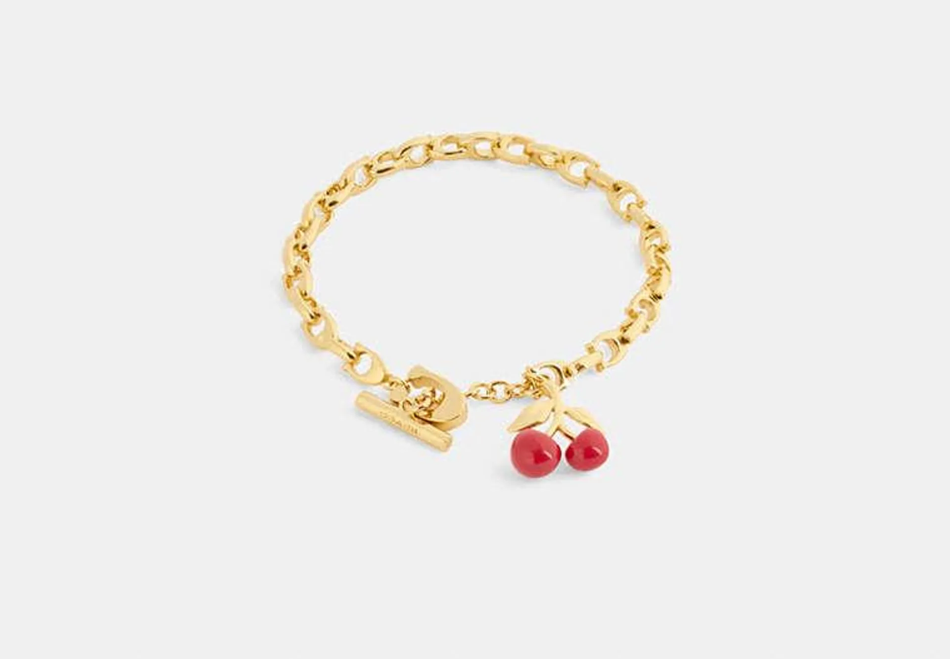 Resin Cherry Signature Chain Bracelet