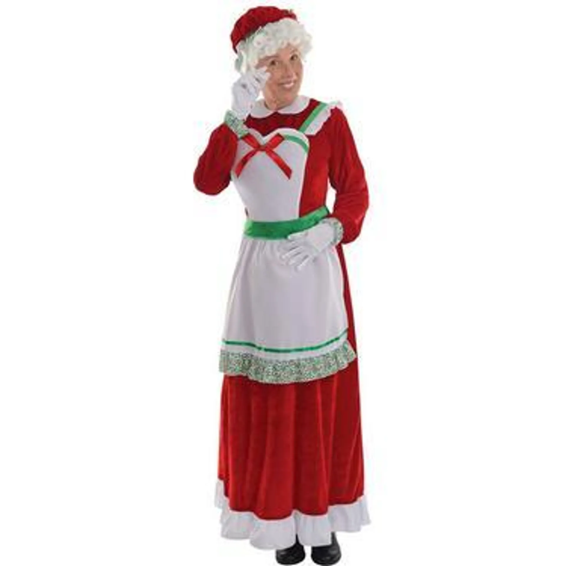 Mrs. Santa Claus Costume for Adults