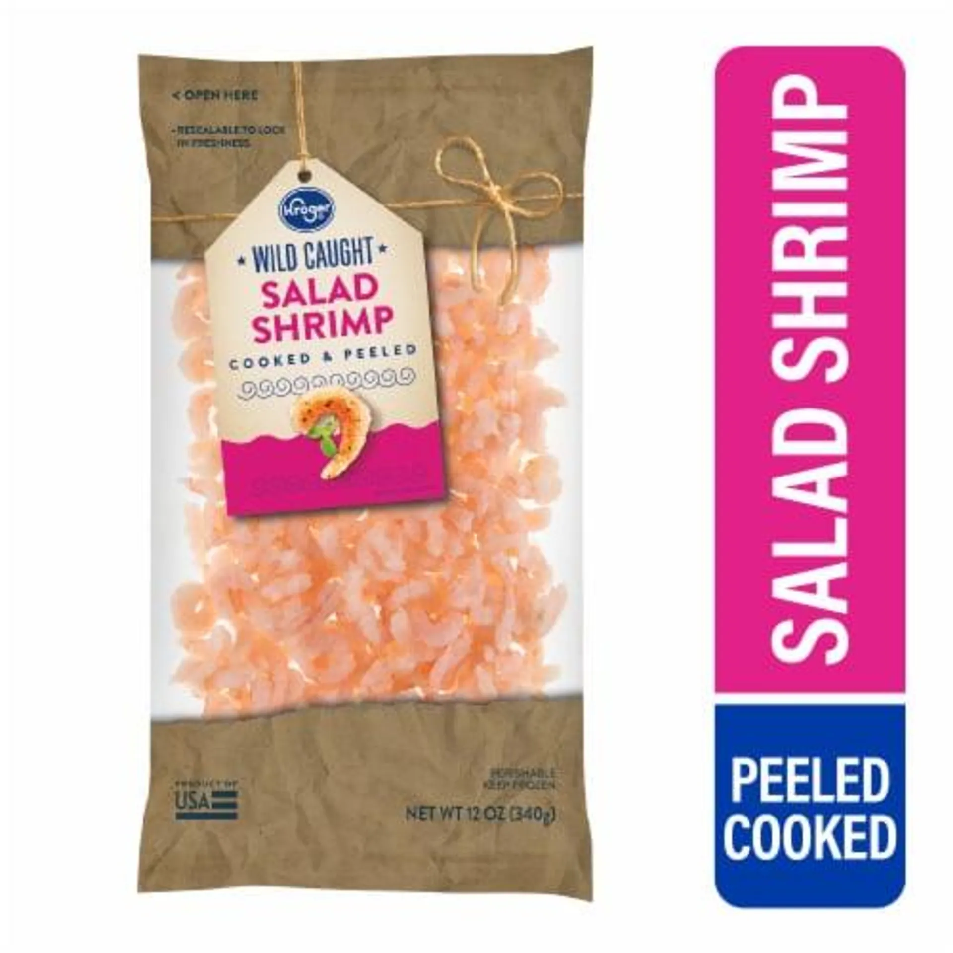 Kroger® Wild Caught Salad Shrimp Cooked & Peeled