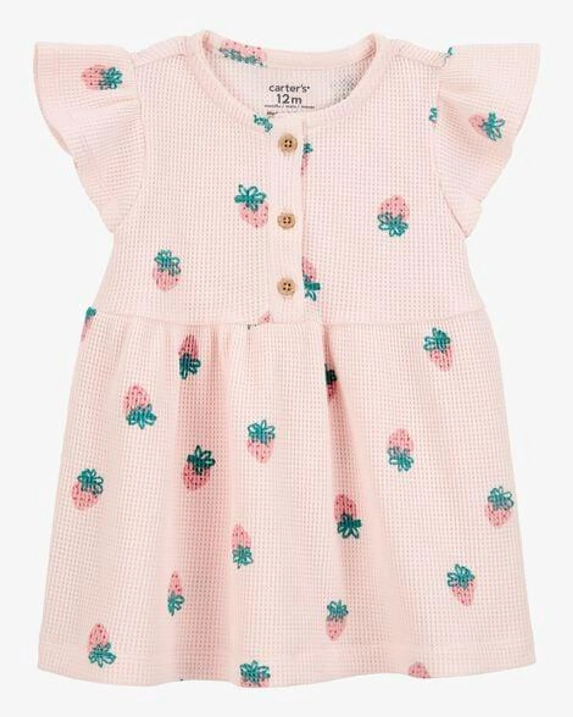 Baby Strawberry Thermal Dress