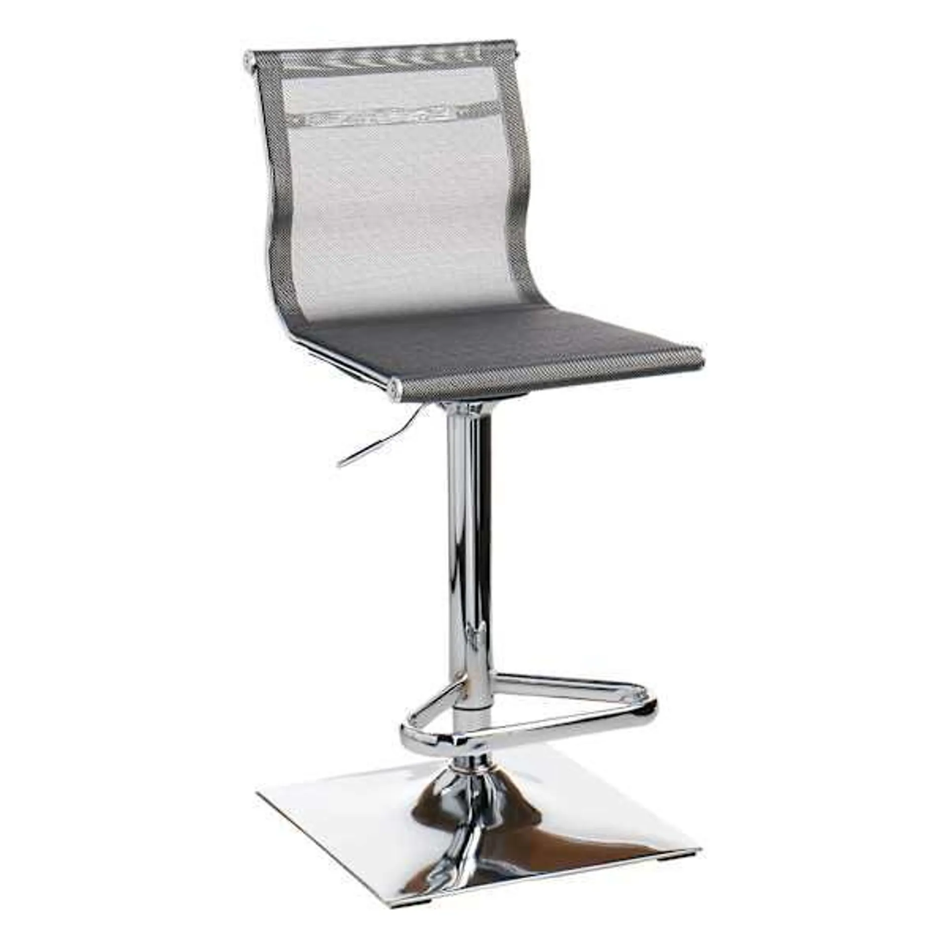 Crosby St. Micah Adjustable Barstool, Grey