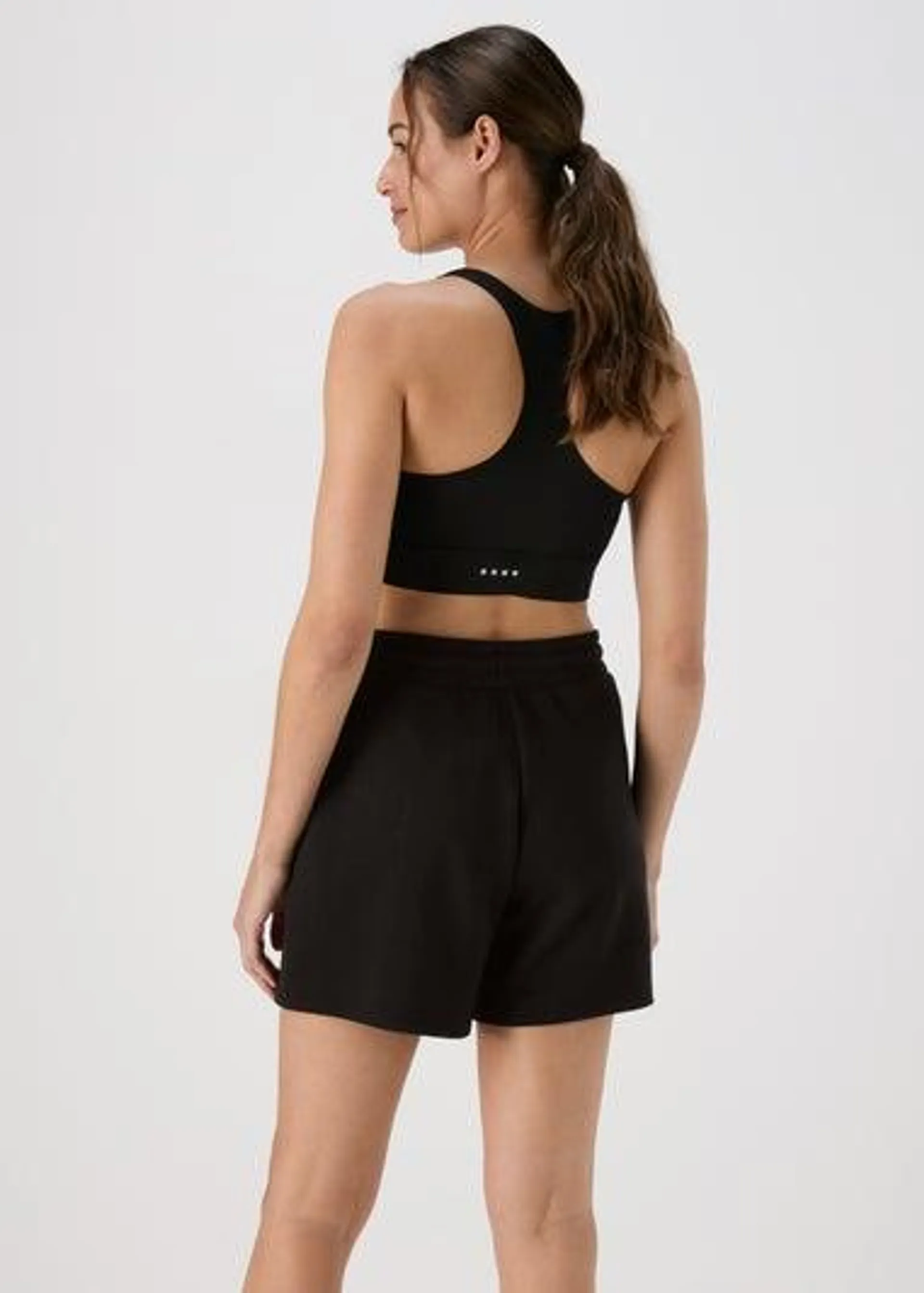 Souluxe Black Sports Shorts