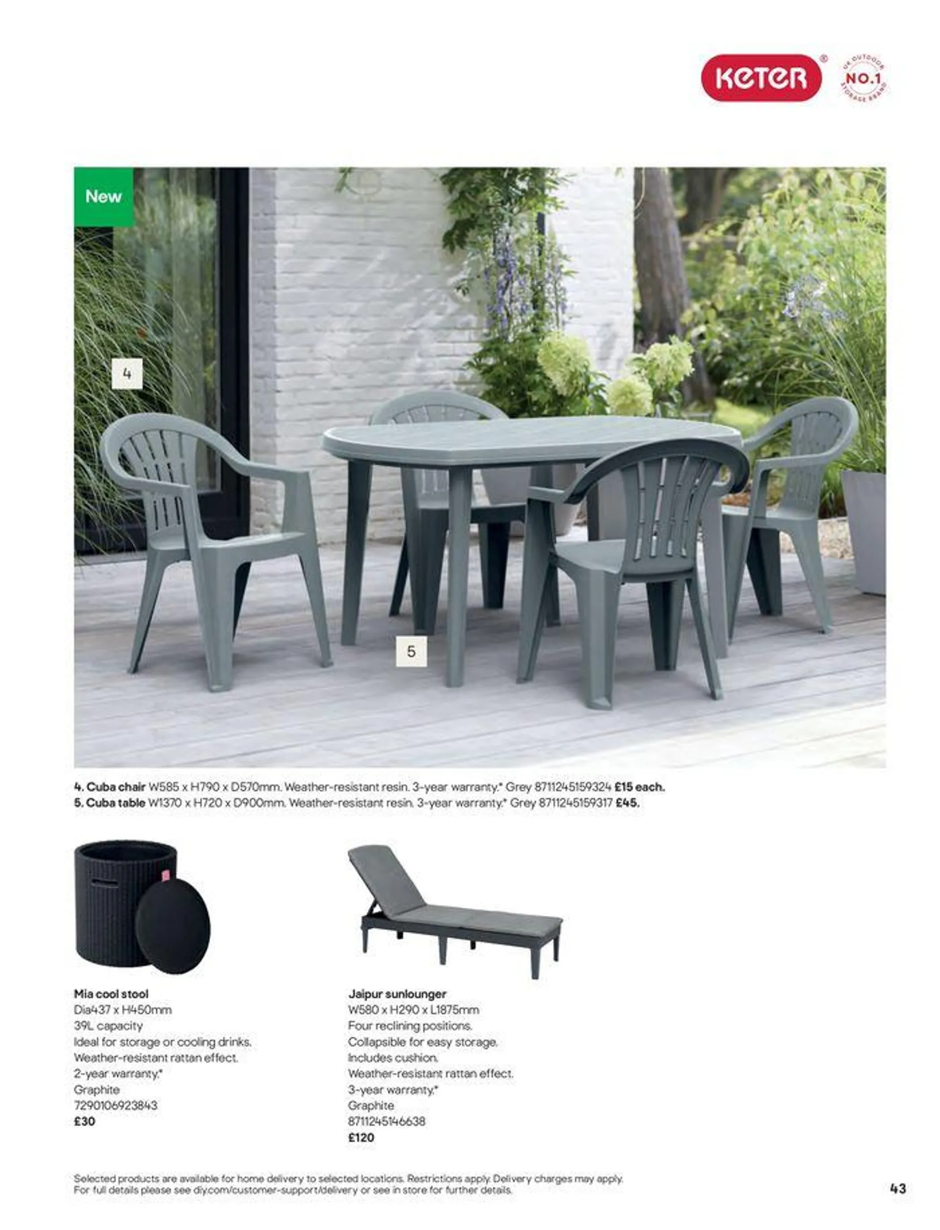 Outdoors from 20 September to 31 December 2024 - Catalogue Page 43