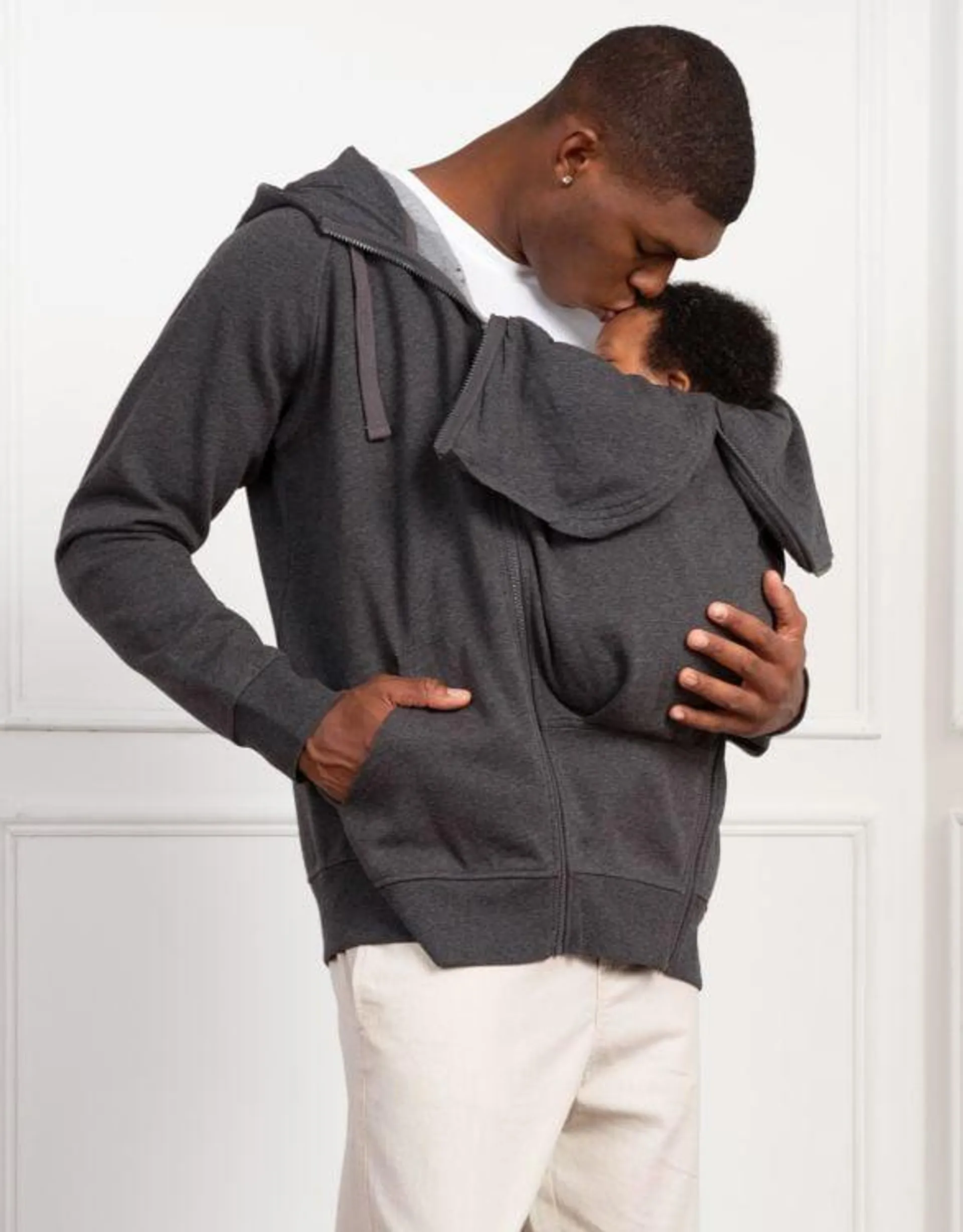 Men’s Hoodie with Baby Pouch