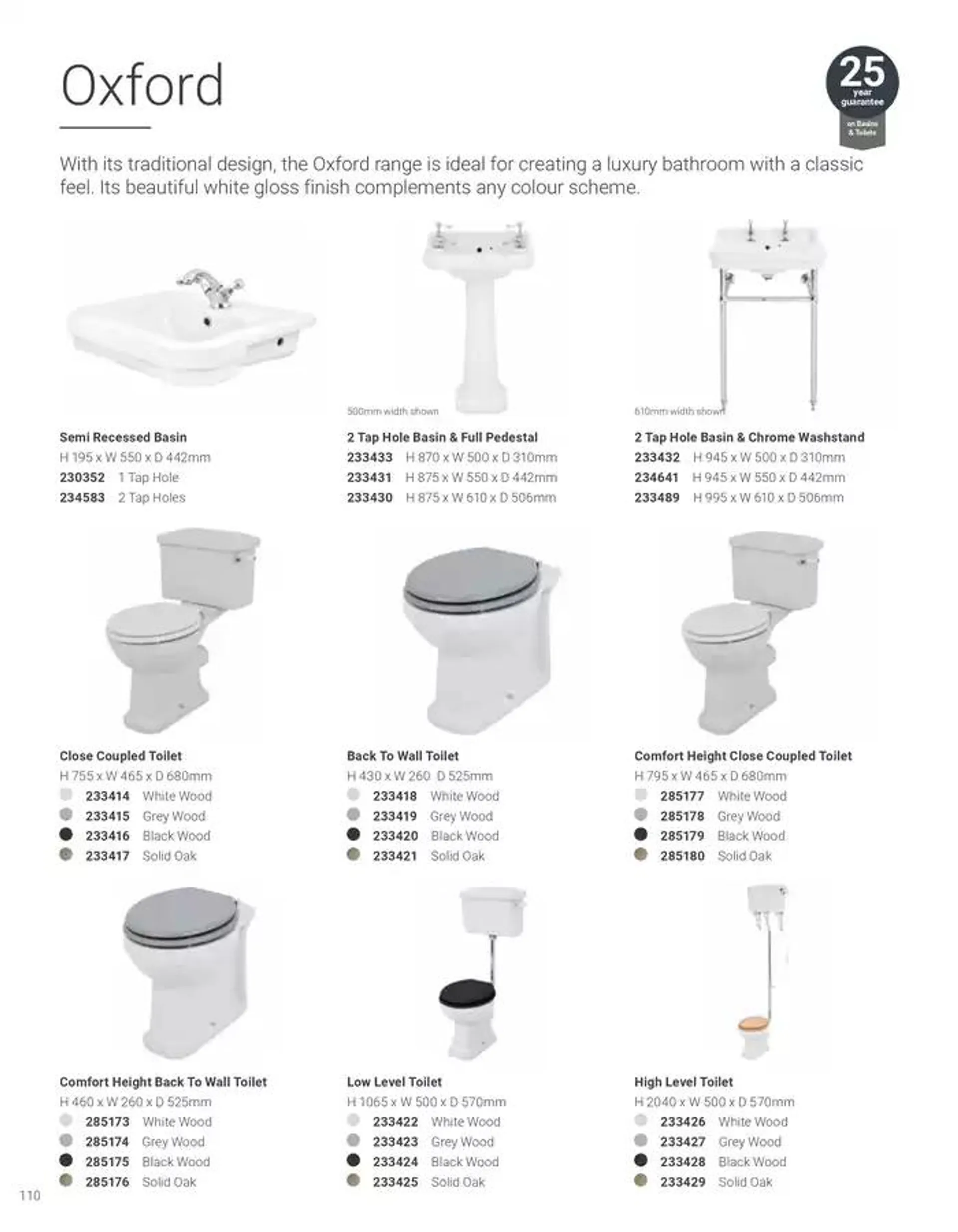 Wickes Bespoke Bathrooms brochure from 5 November to 31 December 2024 - Catalogue Page 110