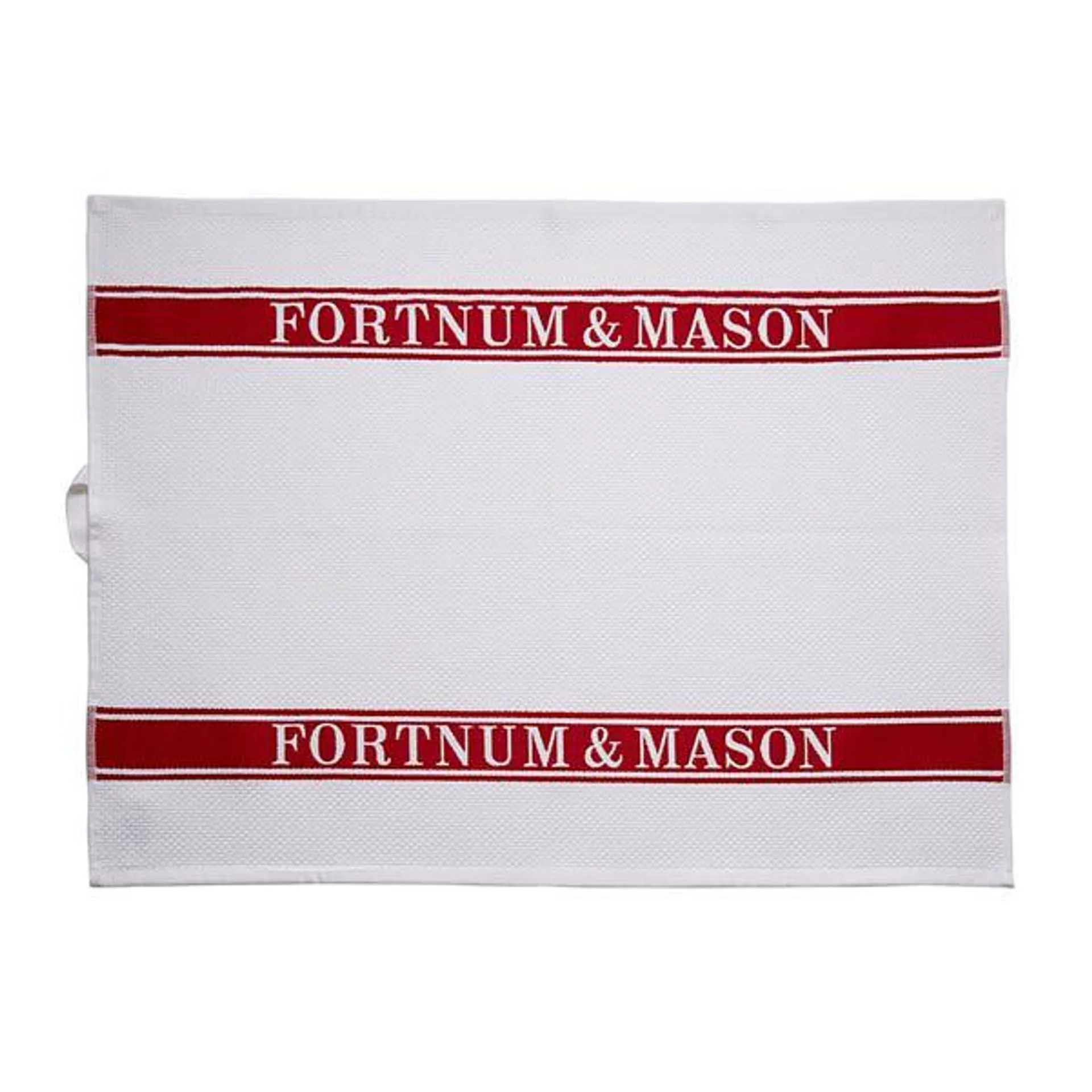 Fortnum's Waffle Tea Towel, Red