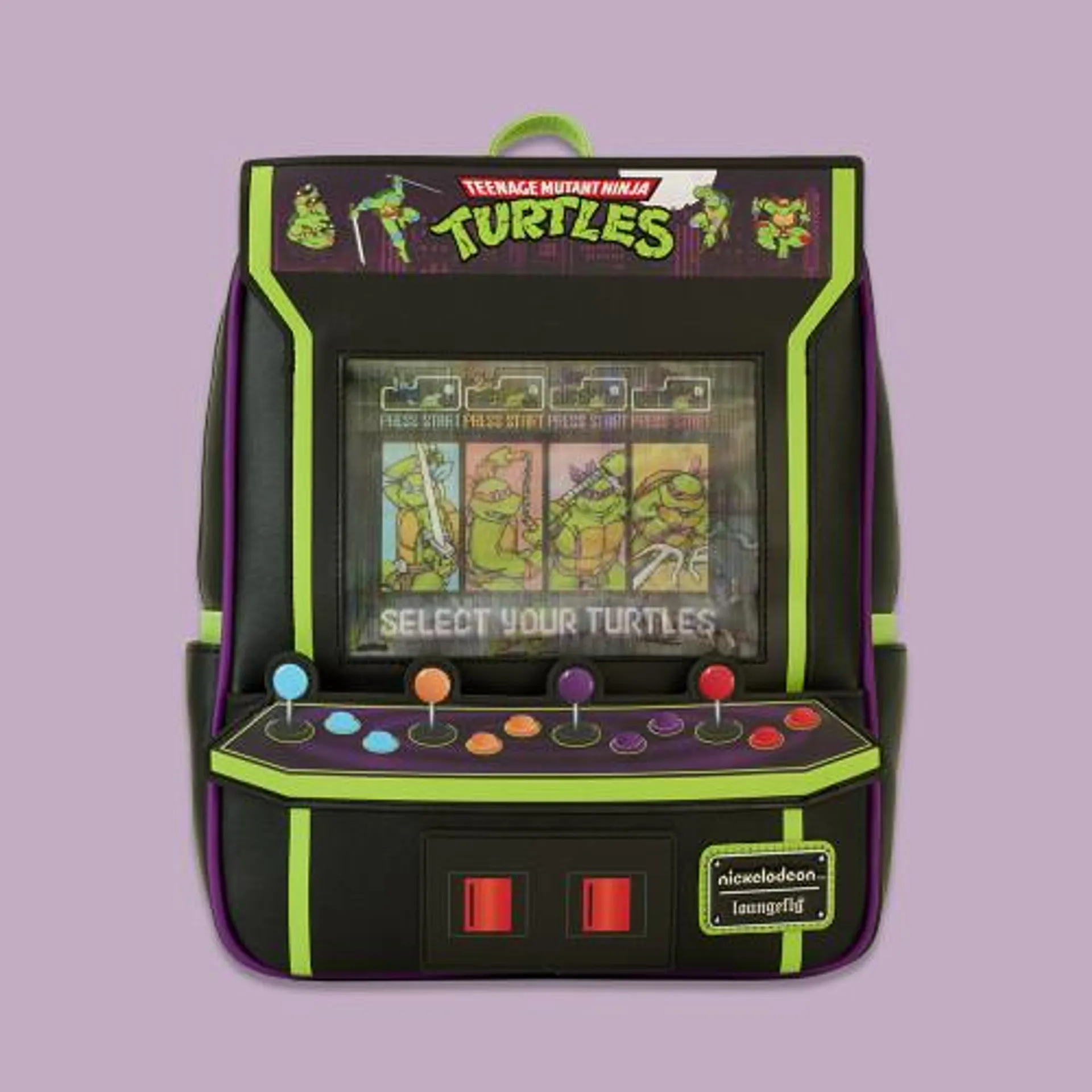 Teenage Mutant Ninja Turtles Vintage Arcade Loungefly Mini Backpack