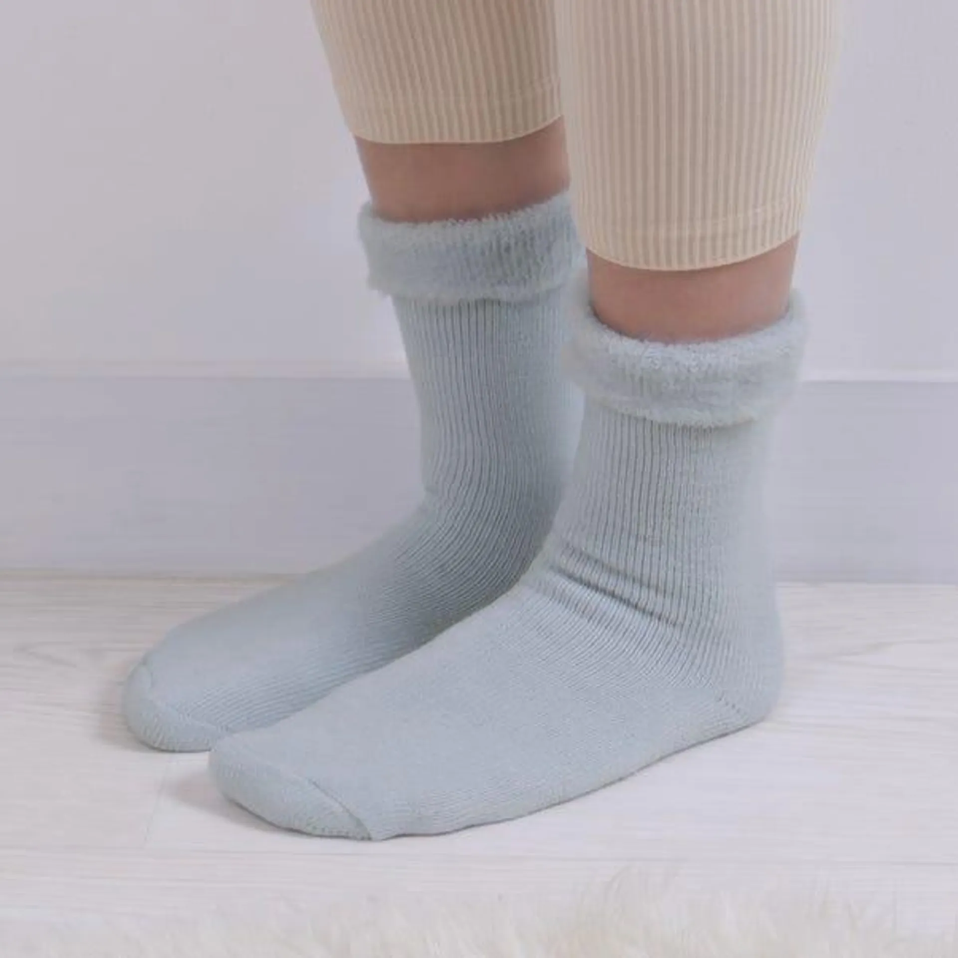 totes Toasties Thermal Brushed Bed Socks