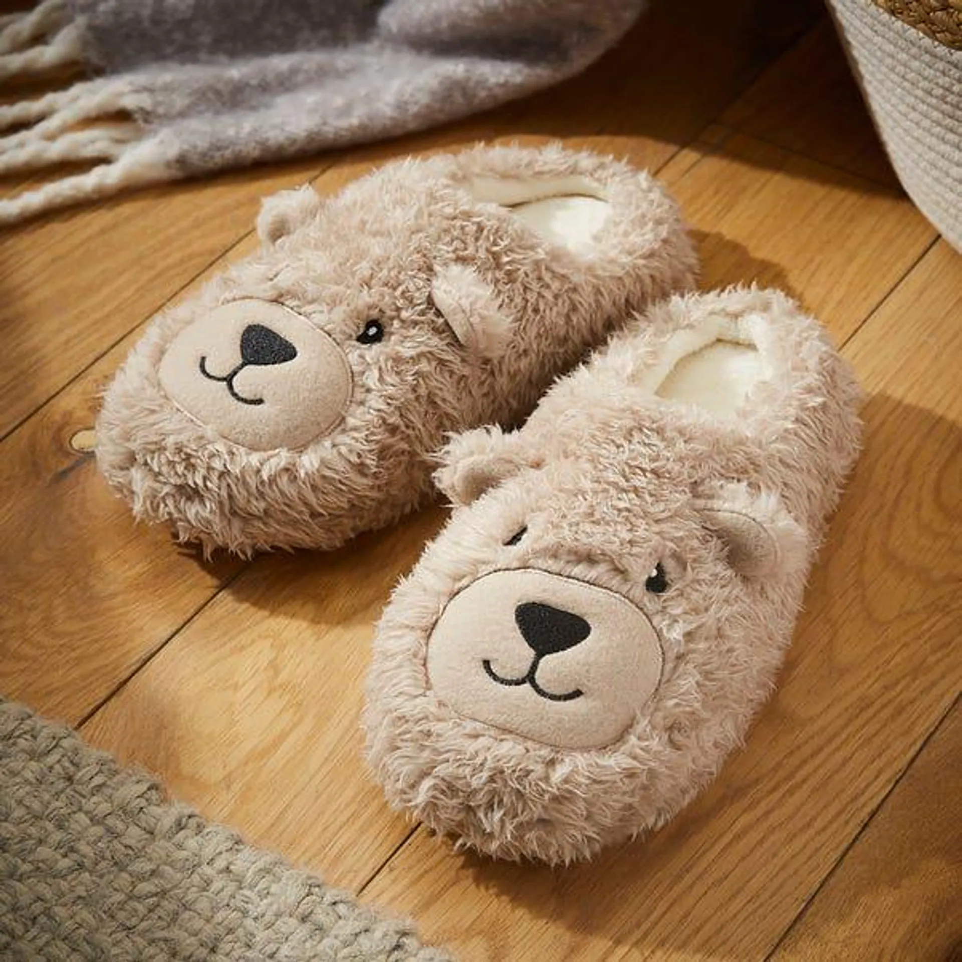 Teddy Bear Slippers