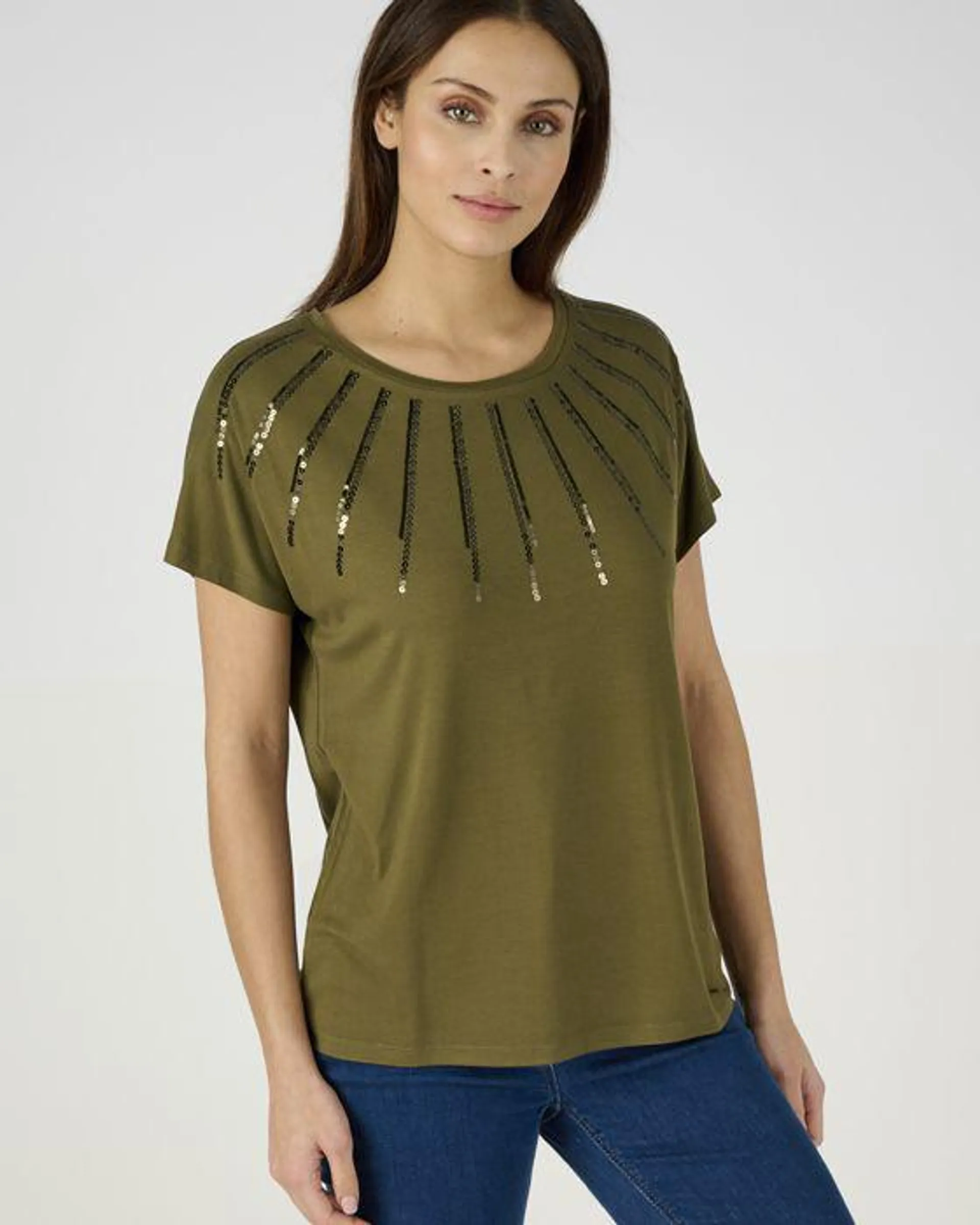 Sequin T-shirt